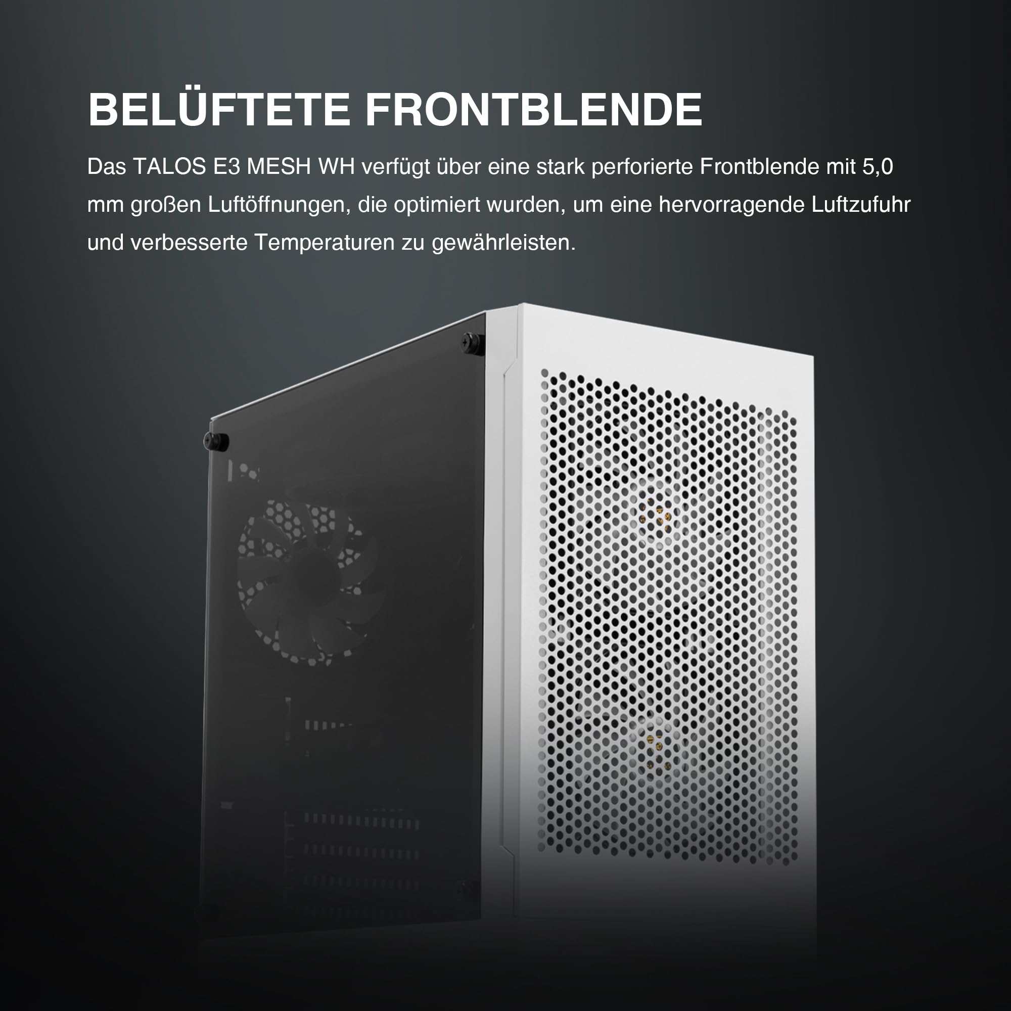 Gamdias ATX Mid-Tower Gaming-PC-Gehäuse – Bild 2
