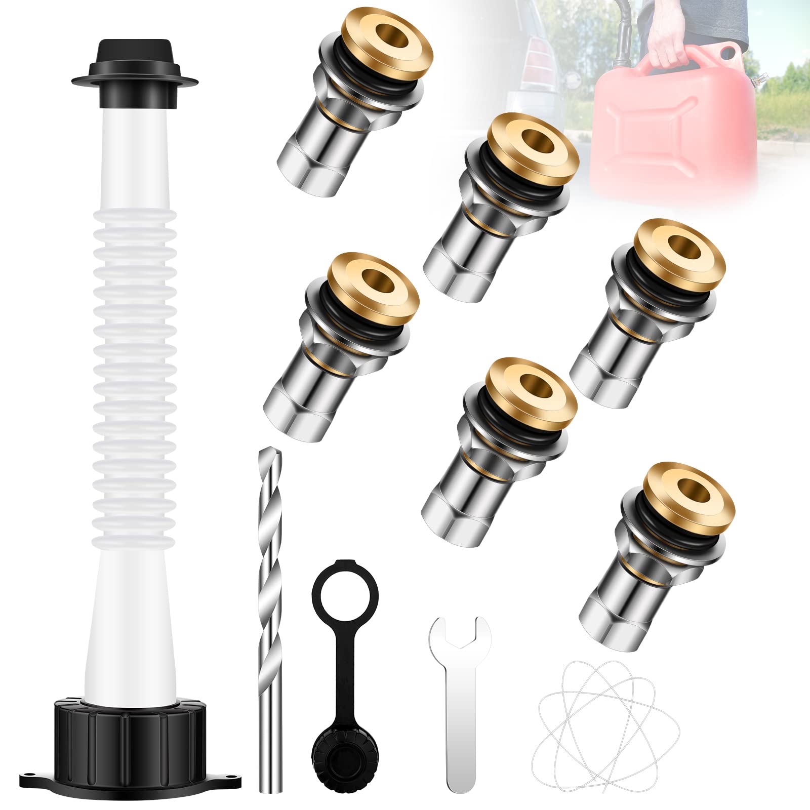 Buy 9 Pieces Can Vent Caps Can Vents Fuel Tank Vent Cap Vent Cap with