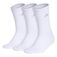 adidas Womens Cushioned Crew Socks 3 Pairs Durable Comfortable
