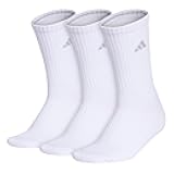womens Cushioned Crew Socks (3-pair) With Arch Compression