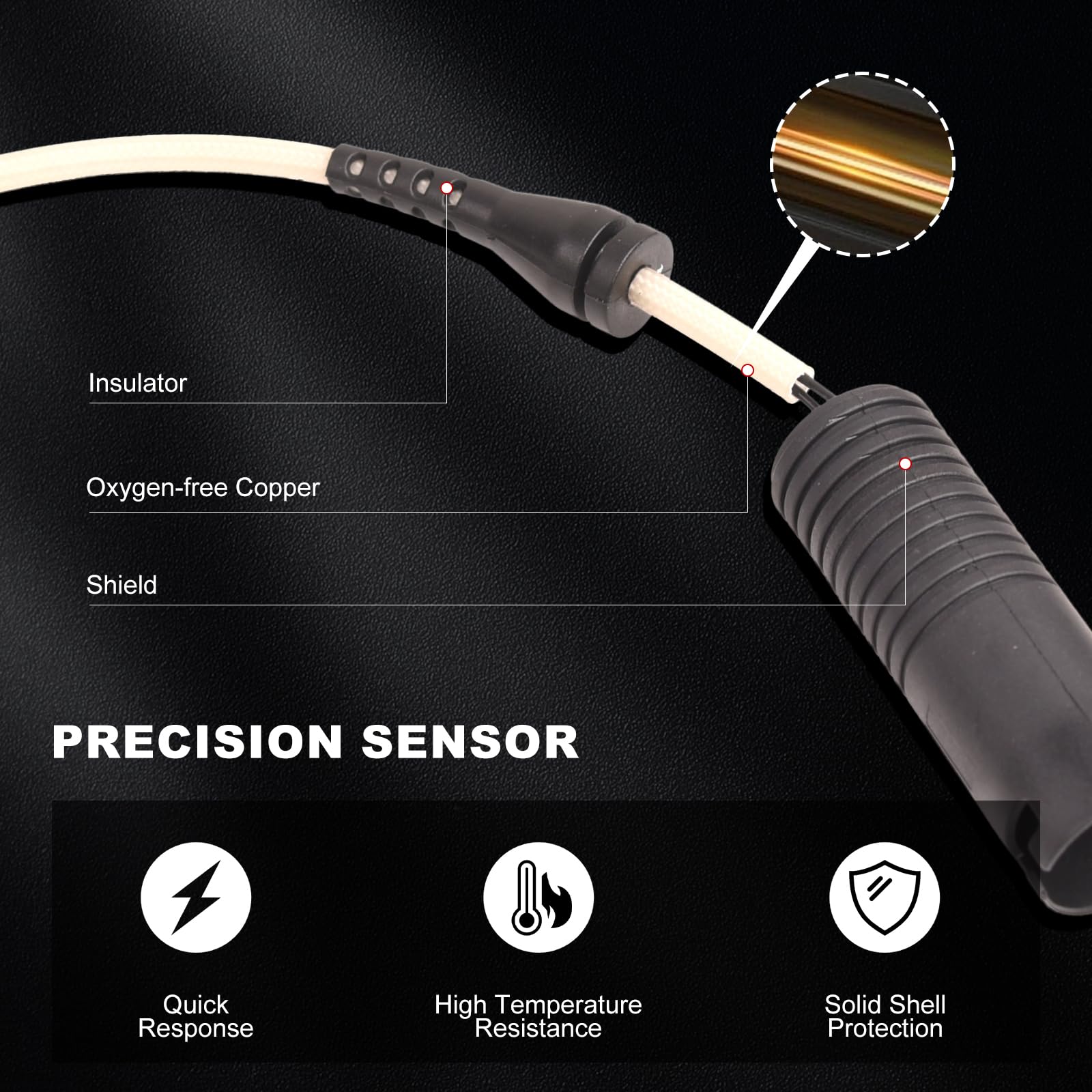 Bapmic Brake Pad Wear Sensor Kit For BMW 5 Series E39 – Front & Rear Sensors