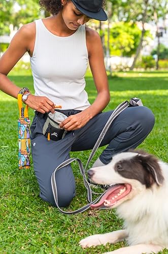 Miniatura 2 de OllyDog Bolsa de golosinas para perros, clip para cinturón de cintura para entrenamiento manos libres, cierre magnético, entrenamiento de perros y