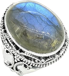 Labradorite Ring, 925 Sterling Silver, Oval Labradorite Ring, Vintage Ring, Promise Ring, Wedding Ring, Anxiety Ring, Healing Stone Ring, Oval Gemstone Ring, Christmas Gift, February Birthstone