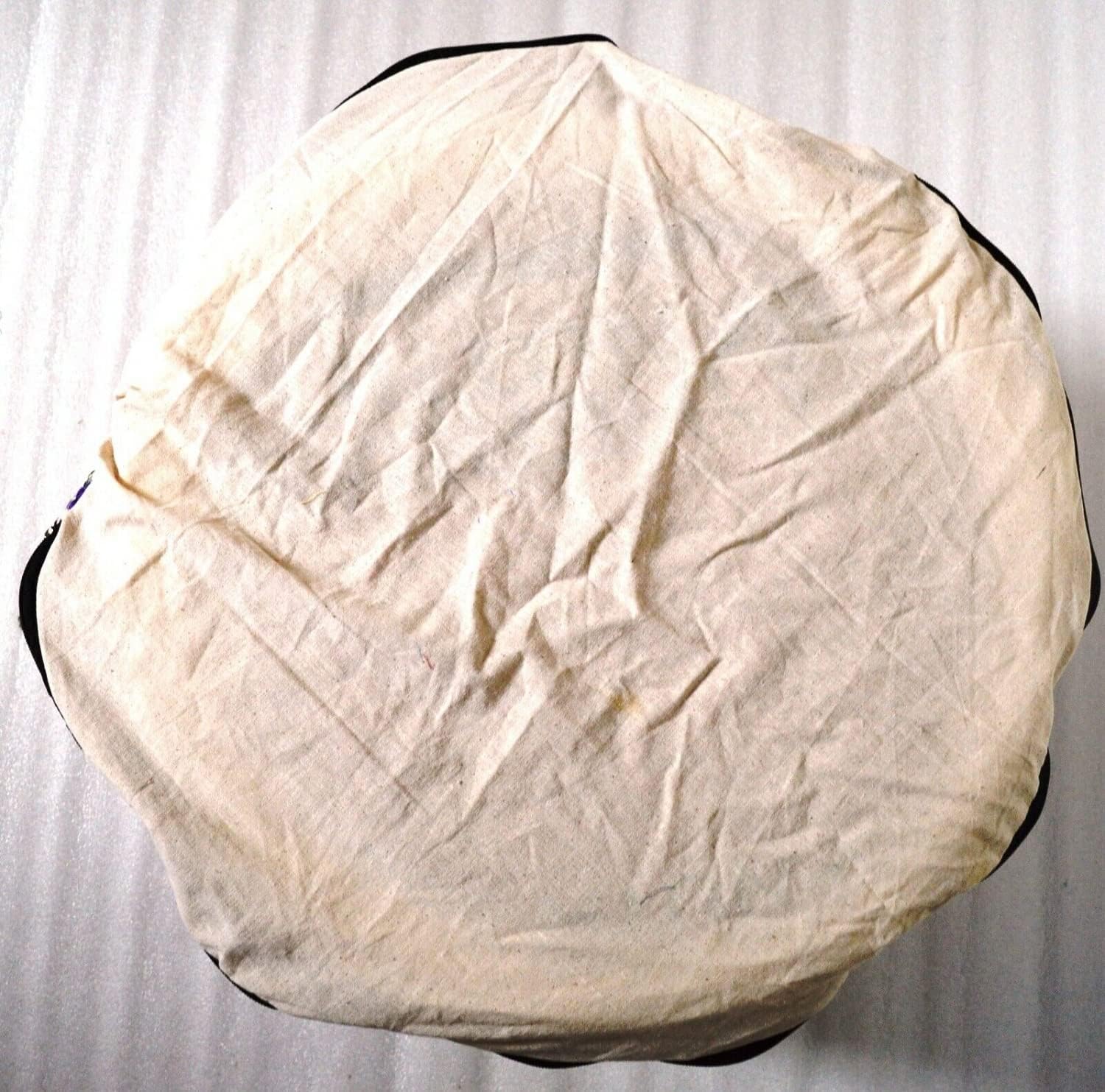 Bohemian Patchwork Ottoman Vintage Indian Pouf pouffe pouffes Foot Stool Cover (22 x 22 x 14 Inch)