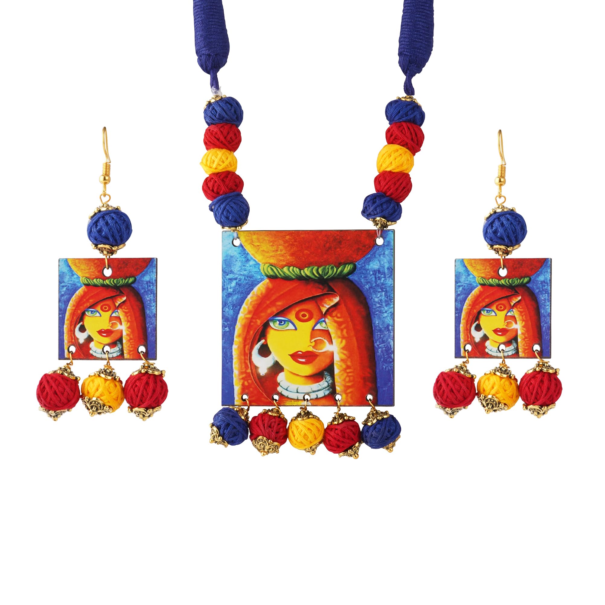 See full amazon price history chart for JFL - Jewellery for Less Handcrafted Village Women Painting Print Cotton Beaded Necklace Set Adjustable Thread for Women and Girls,Valentine JFL - Jewellery for Less Handcrafted Village Women Painting Print Cotton Beaded Necklace Set Adjustable Thread for Women and Girls,Valentine (B0CM9K5D5M) Amazon Price History, Amazon Price Tracker