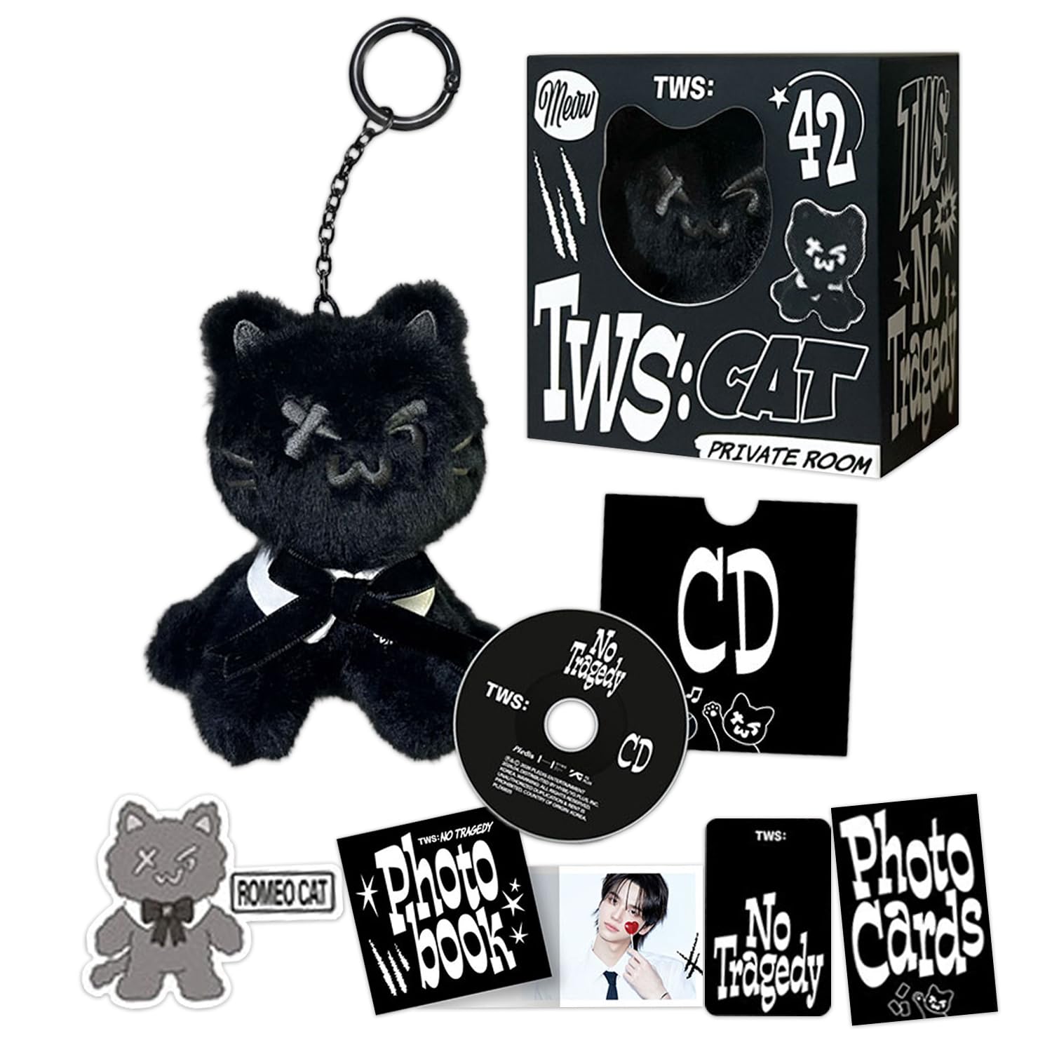 TWS 『NO TRAGEDY』 ROMEO CAT Ver. NO TRAGEDY The 5th Mini Album (ROMEO CAT Ver.) Outbox + CD-R +