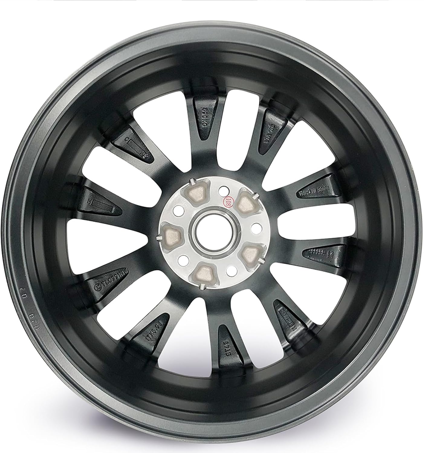 For Nissan Sentra Machined Charcoal OEM Design Wheel 17" 2015-2019 SAW62758 Set of 4 Replacement Rim