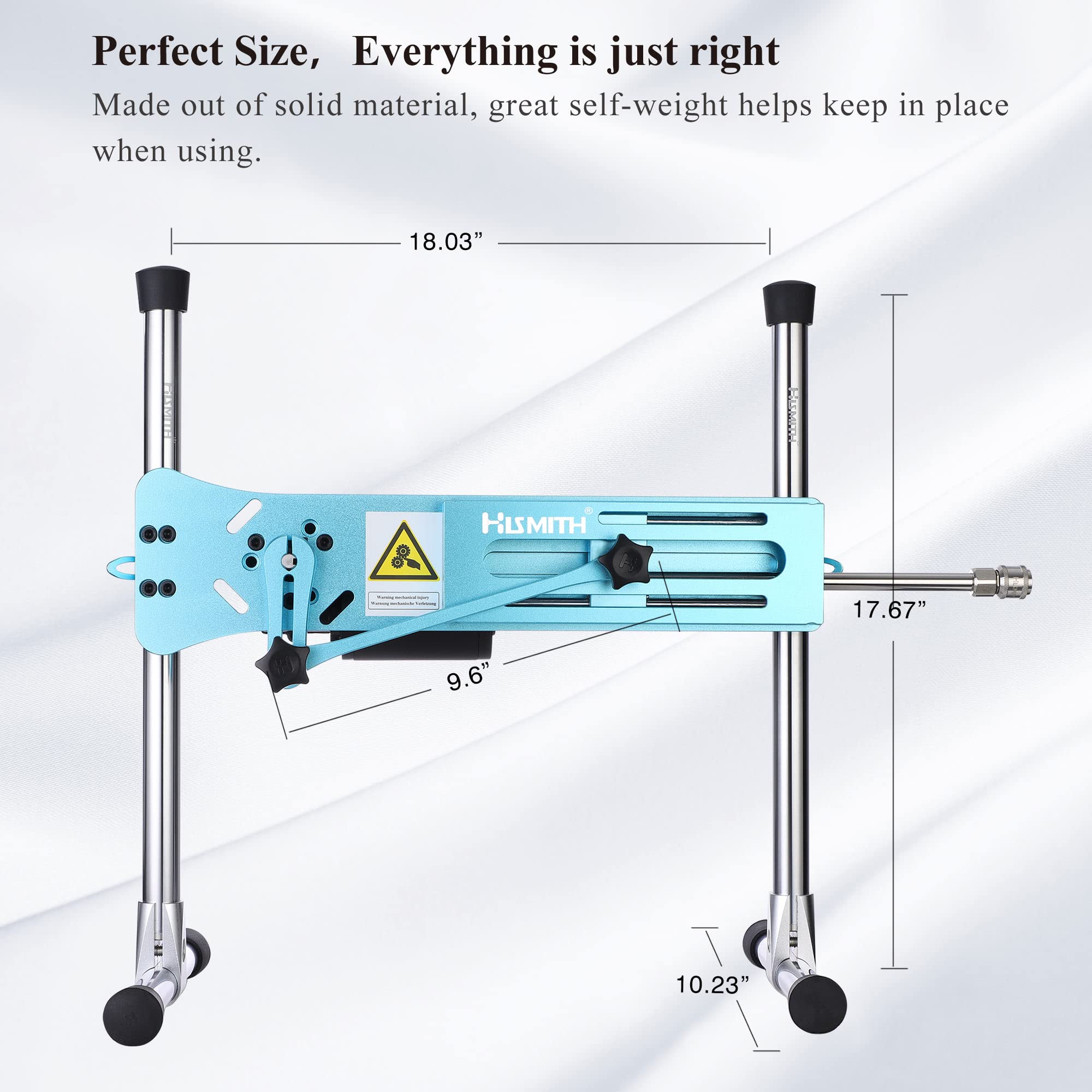 Hismith Premium 3.0 Pro, Sex Machine with KlicLok System, Wire and Intelligent APP Controlled Love Machine with Dildo,Purple: Venecian Blue