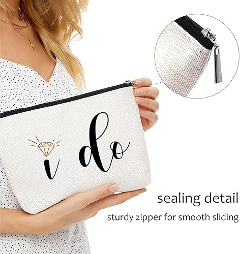 Miniatura 6 de Blue Leaves Luck This Fun Regalos de cumpleaños para mujeres  Estuche de viaje de maquillaje, bolsa de maquillaje, regalo de jubilación, regalo de