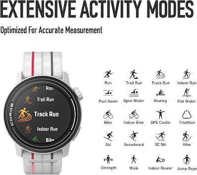 COROS PACE 3 GPS Sport Watch - Lightweight, Comfortable Running Watch, 17-Day Battery Life, Accurate GPS, Heart Rate Monitor, Navigation, Sleep Tracking - Black Silicone