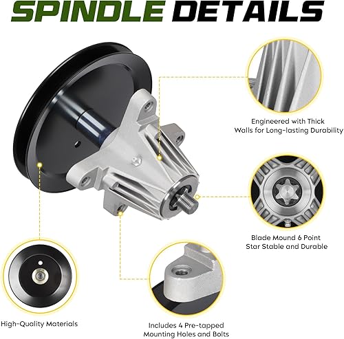 Miniatura 4 de Kit de reconstrucción de plataforma de cortacésped de 46 pulgadas para Cub Cadet LTX1045 LTX1046 LTX1046VT 618-04636 618-04865 918-04636 2 conjuntos