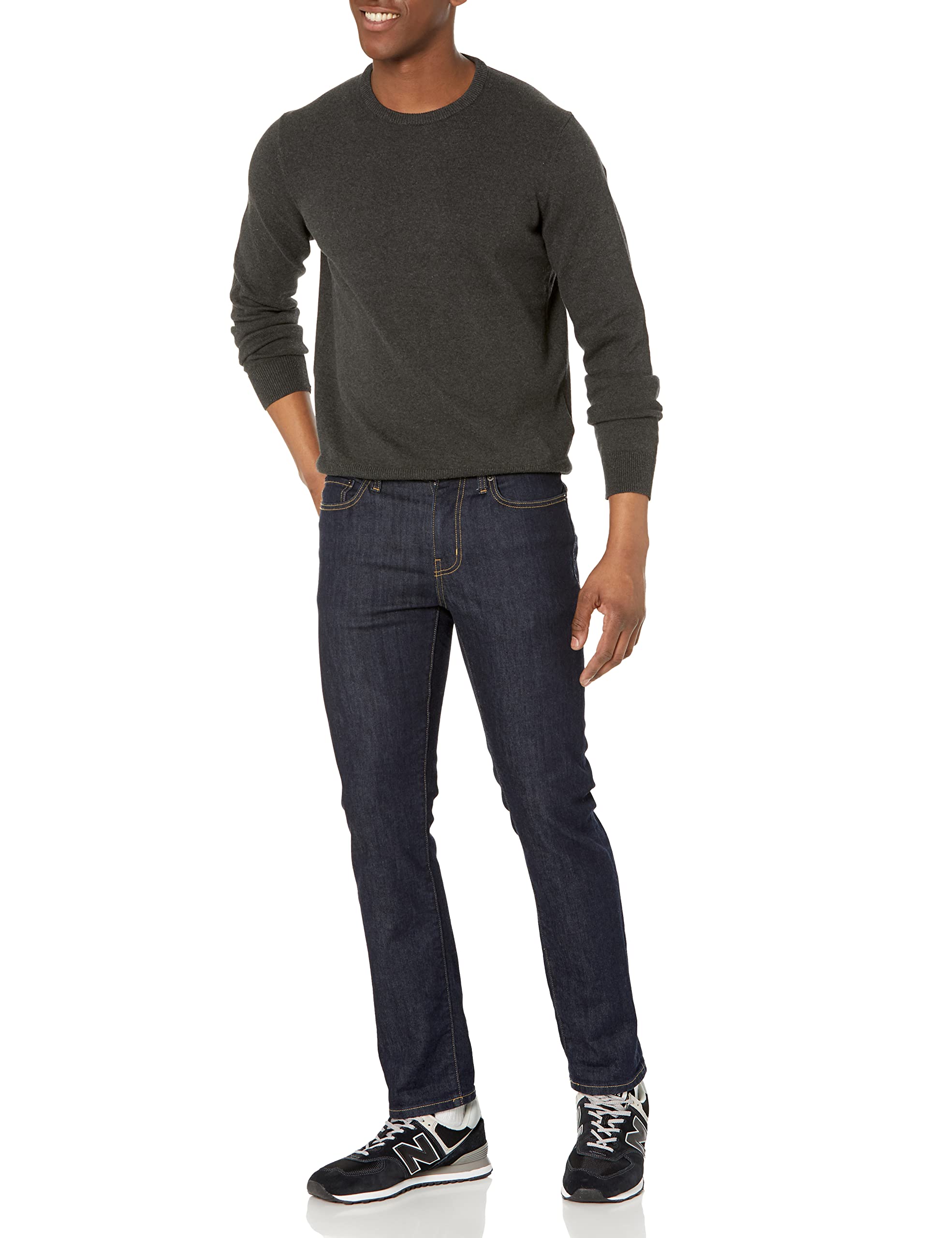 Amazon Essentials Maglione a Girocollo (Disponibile in Taglie Extra Forti) Uomo