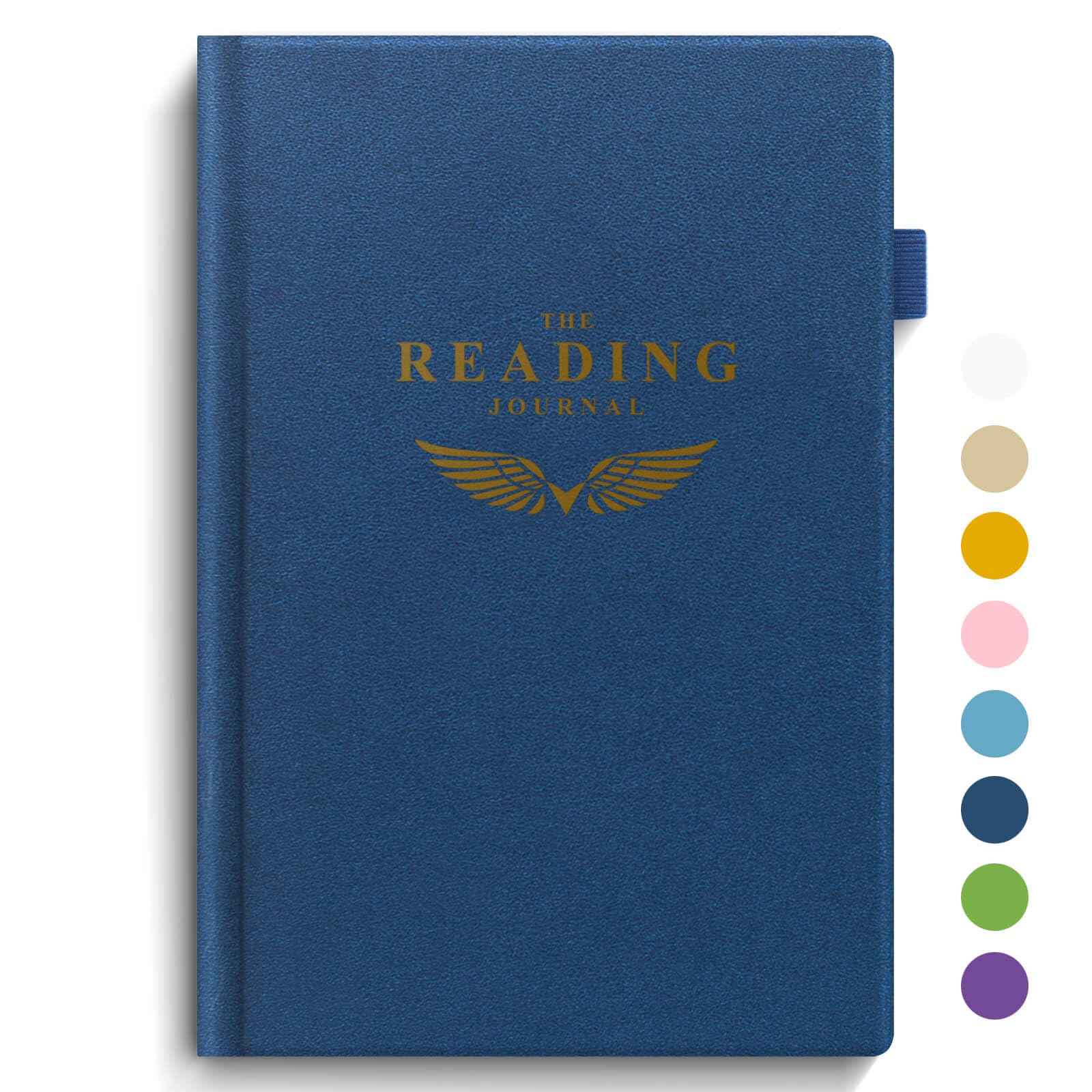 SIMVIA Reading Journal - Elegant Book Journal Reading Log for Reviews and Progress Tracking - Thoughtful Gift for Books Lovers & Readers - 110 Book