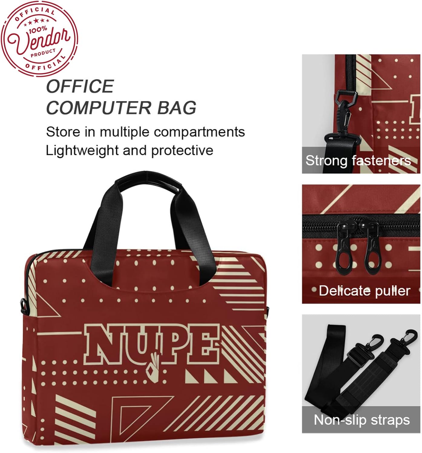 BBGreek Kappa Alpha Psi Fraternity Paraphernalia - 16 Inch Laptop Bag or Tablet Case Collection - Official Vendor