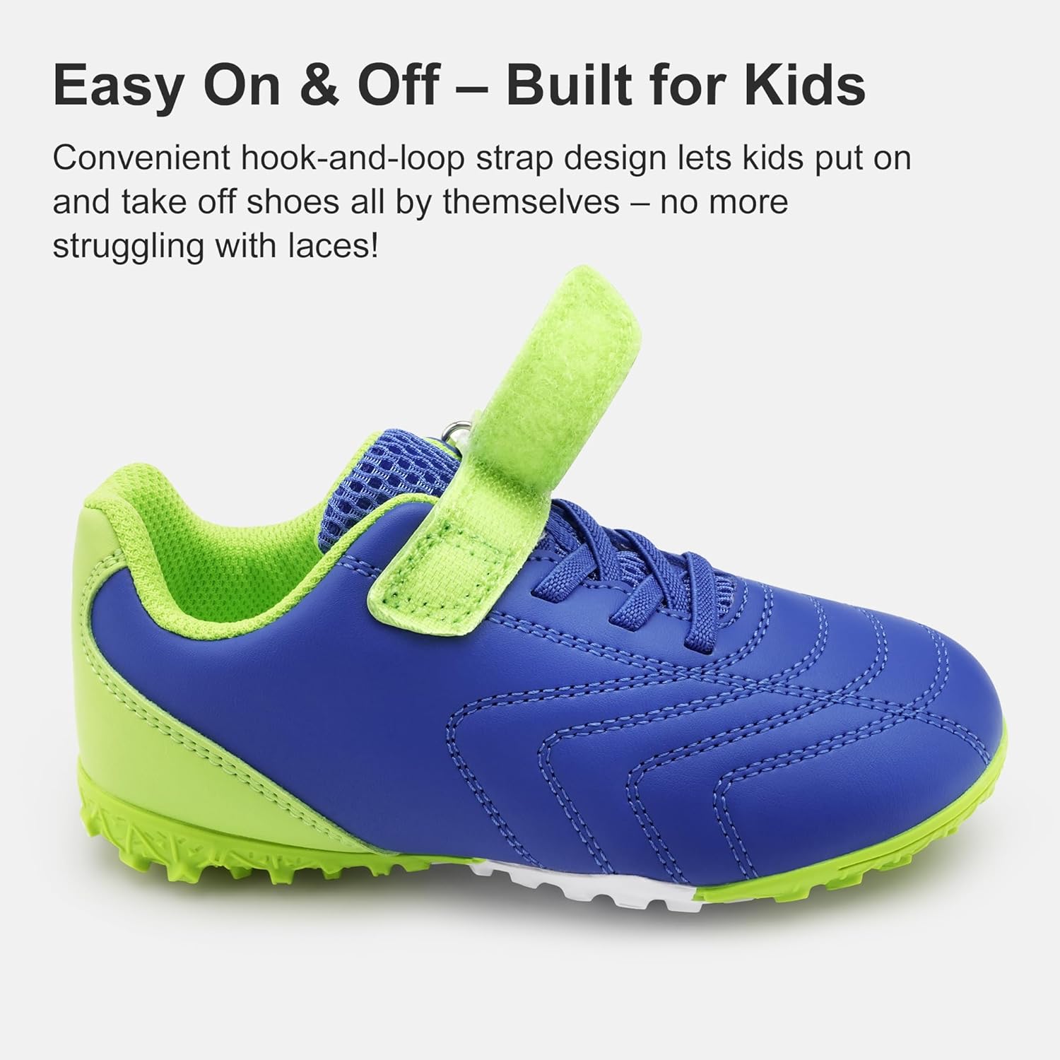 Stelle Boys Girls Indoor Soccer Shoes Kids Turf Shoes Baseball/Softball Futsal Athletic Cleats for Toddler/Little/Big Kid - Image 4