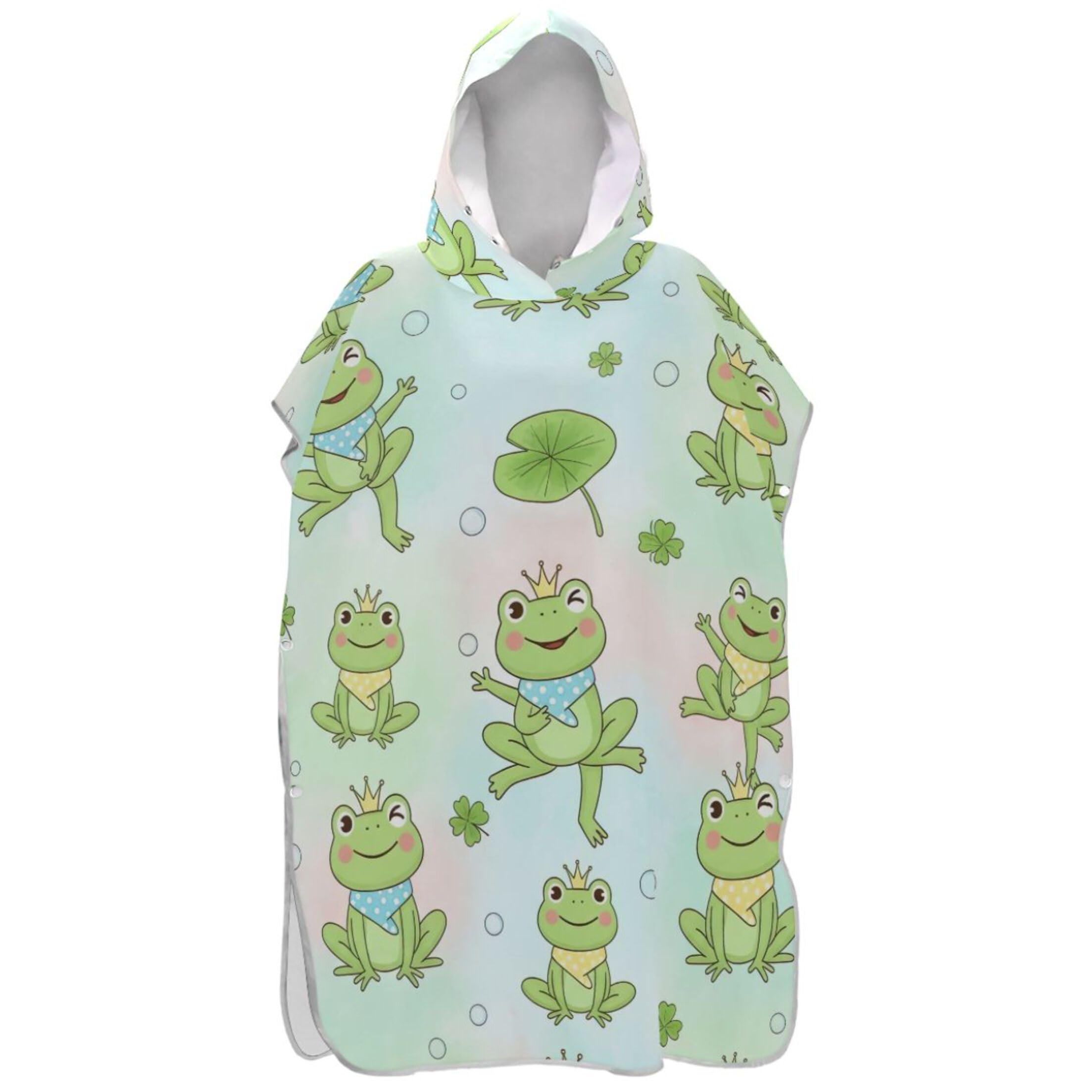 Poncho de surf à capuche absorption maximale et change discret pour adulte
