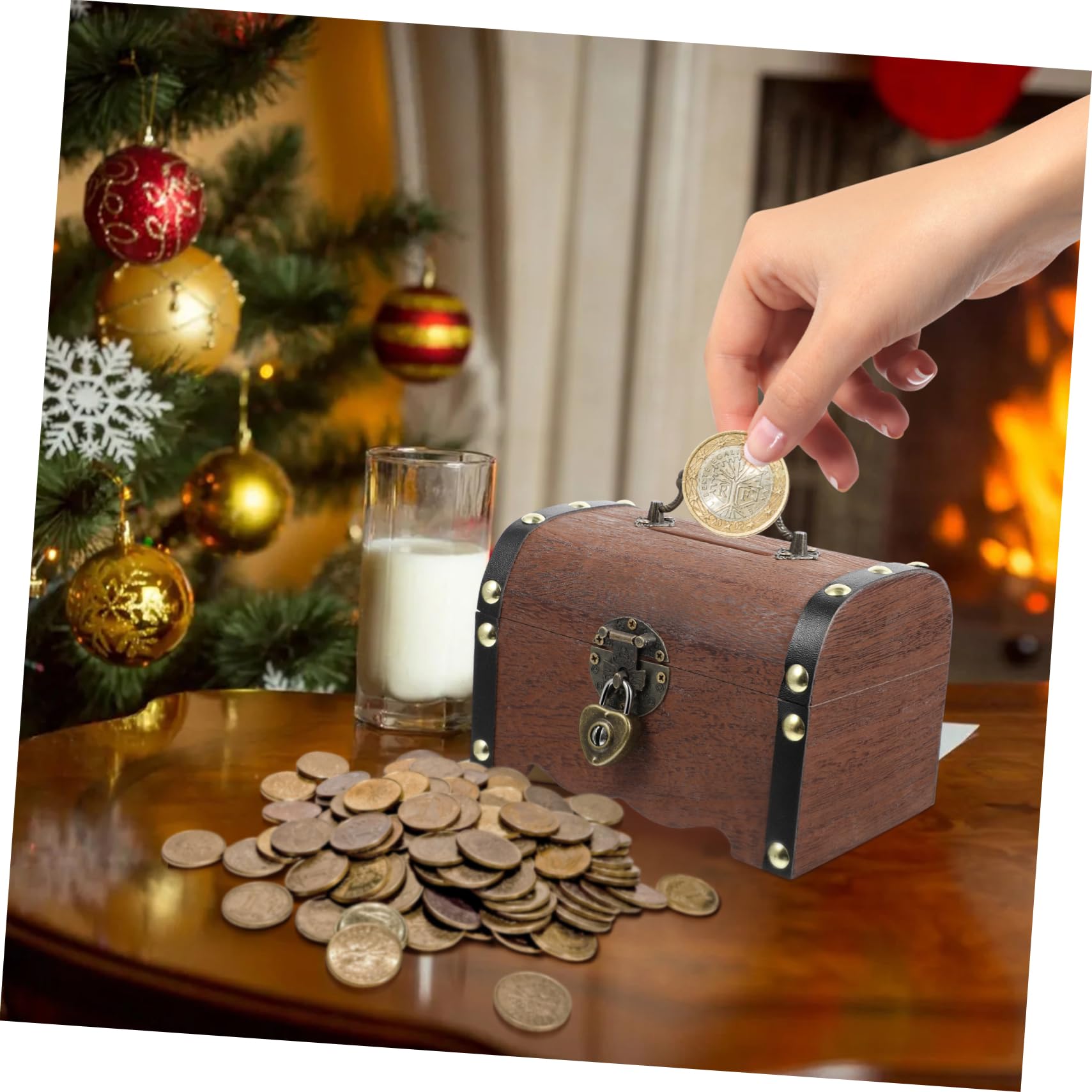 Mini Cofres Del Tesoro Decorativos - Pack De 8 Piezas Vintage, Ideales Para Casas De Muñecas O Decoración De Fiestas