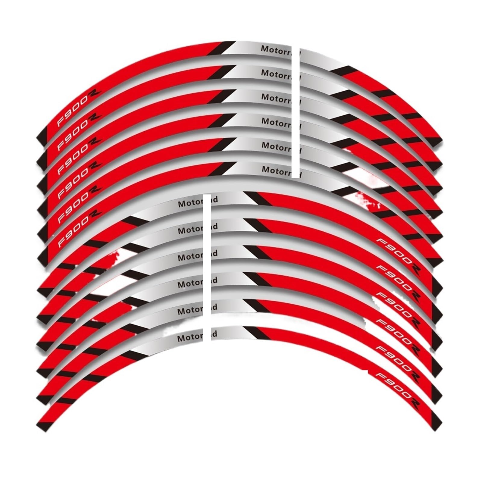 Reflective Sticker for B&MW F900R F 900R Motorcycle Accessories Wheels Sticker Rim Tire Stripe Waterproof Decorative Decals Set