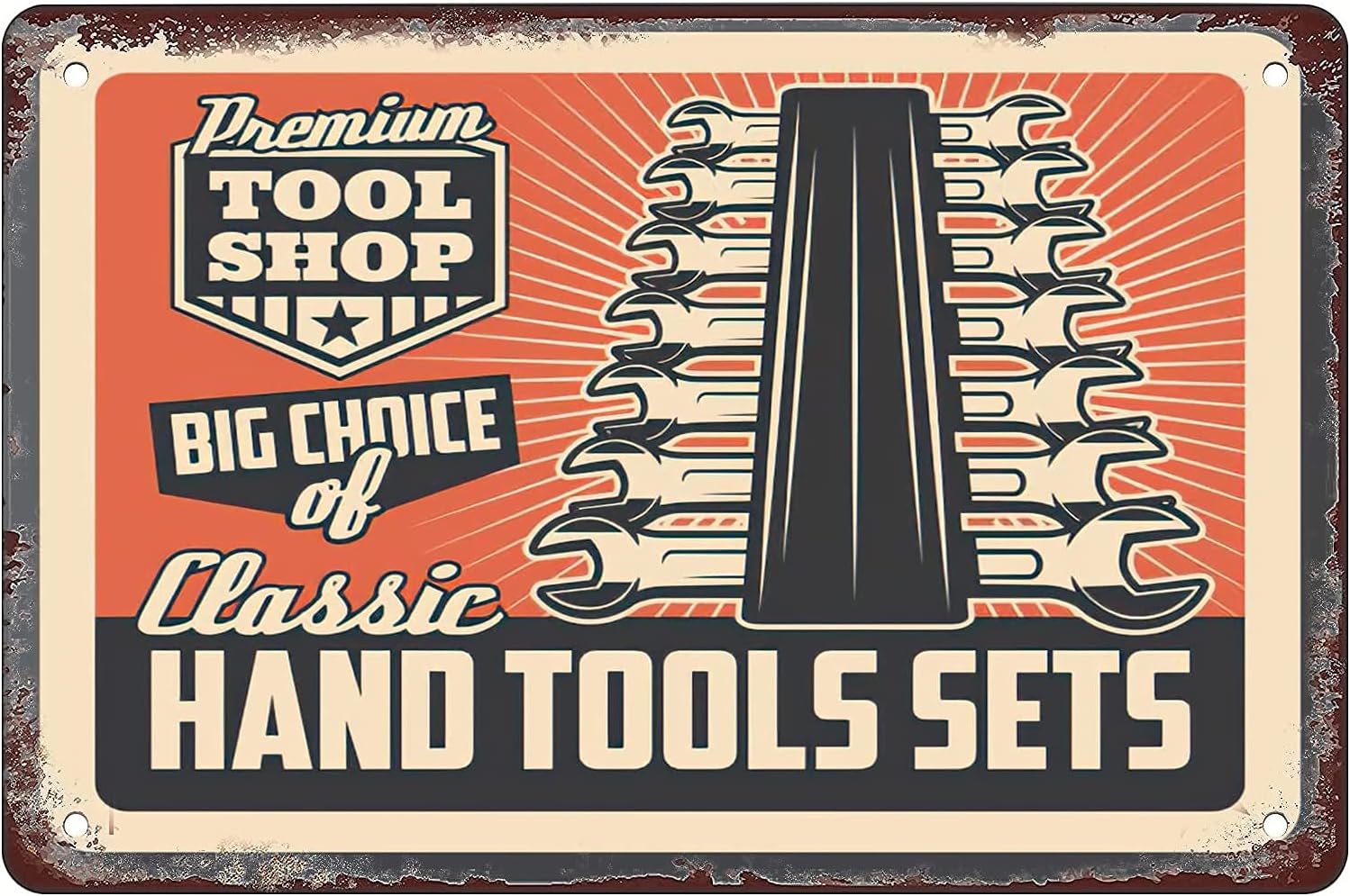 UOAIUDT Vintage Snap-On Tools Tin Sign Tool Metal Poster Retro Plaque Wall Decor Gift For Garden Men Cave Garage Living Room Cinema 16x24 Inch