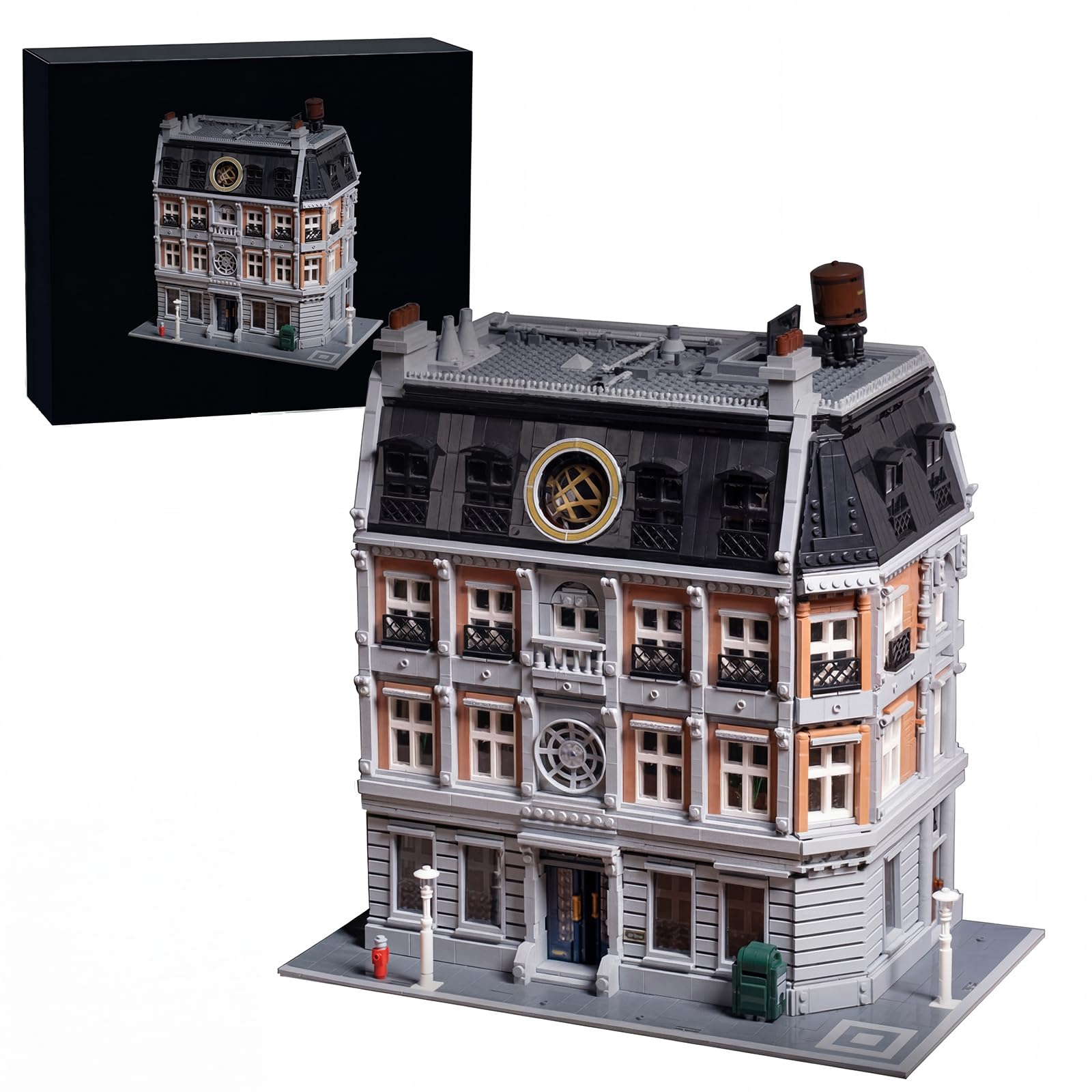 Sanctum Sanctorum Klemmbausteine Modular Buildings mit Licht - 6619 Teile Film Architektur, 4-stöckiges Haus Bausteine Set für Erwachsene Kompatibel mit Panlos 613001