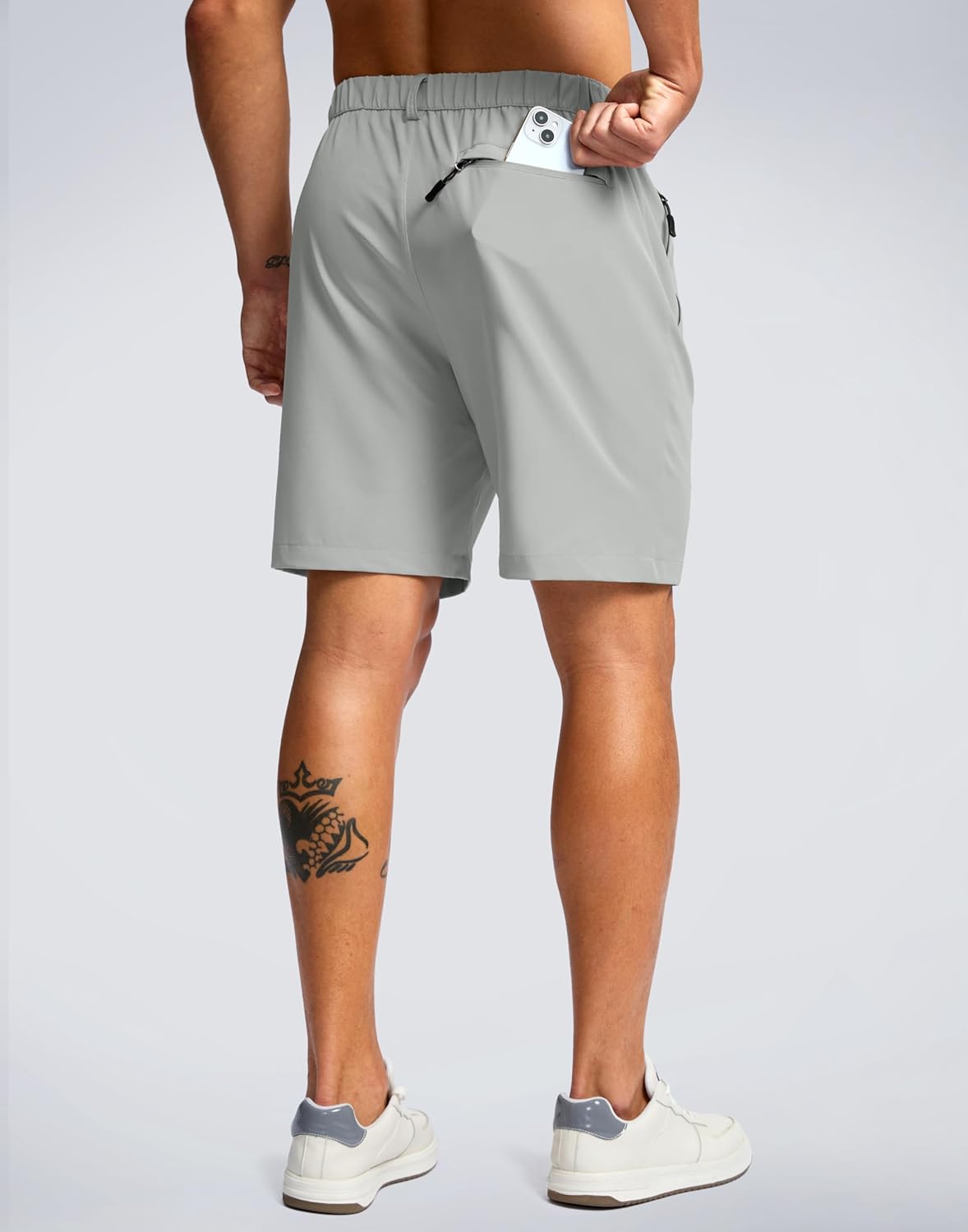 G Gradual Men's Shorts 7"/ 5"/ 9" Lightewight Casual Shorts for Men Hiking Golf Shorts with 3 Zipper Pockets - Image 2