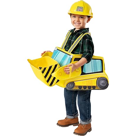 Ride-Along Bulldozer Costume | Construction Costume 2T