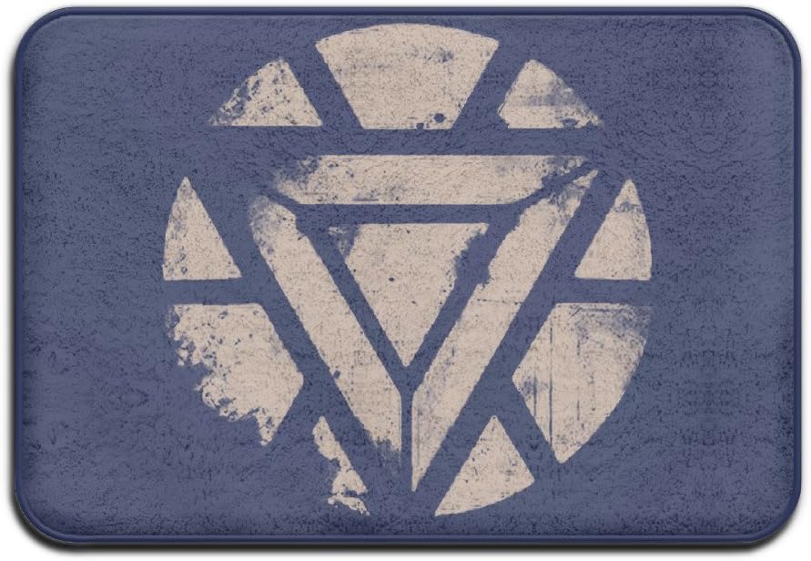 Iron Man Vintage Logo Design Costume Welcome Mat Doormat Outdoor Dress