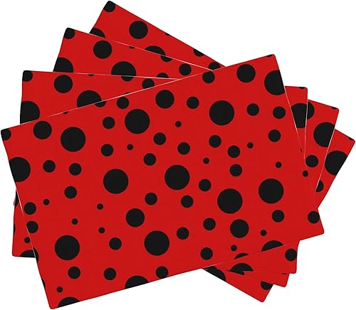 Miniatura 12 de Juego de 4 manteles individuales con diseño de hojas de acuarela, juego de manteles individuales para mesa de comedor, 12 x 18 pulgadas, lavables,