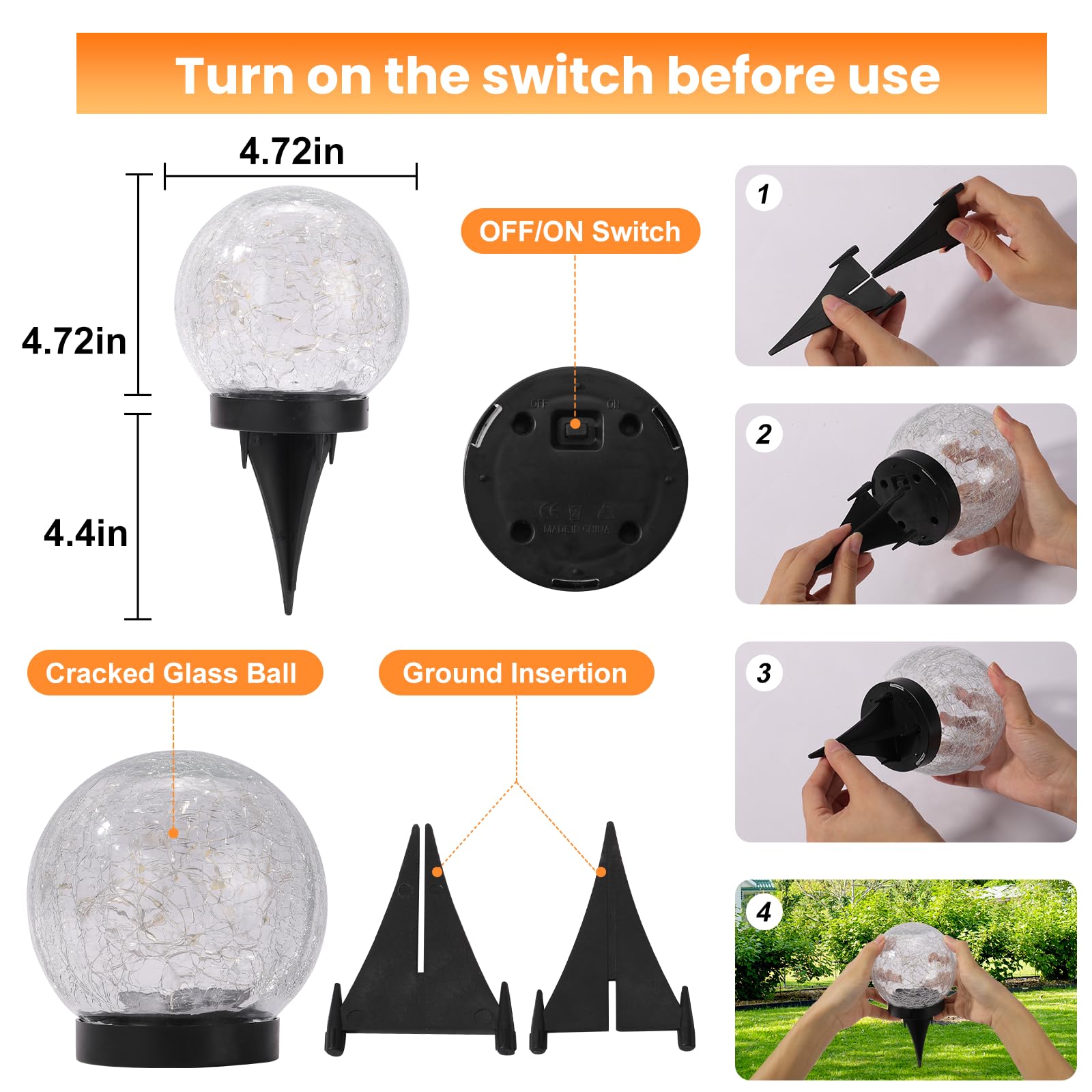 Solar In De Grond Tuinverlichting Outdoor 8 Led Tu... – Vicedeal