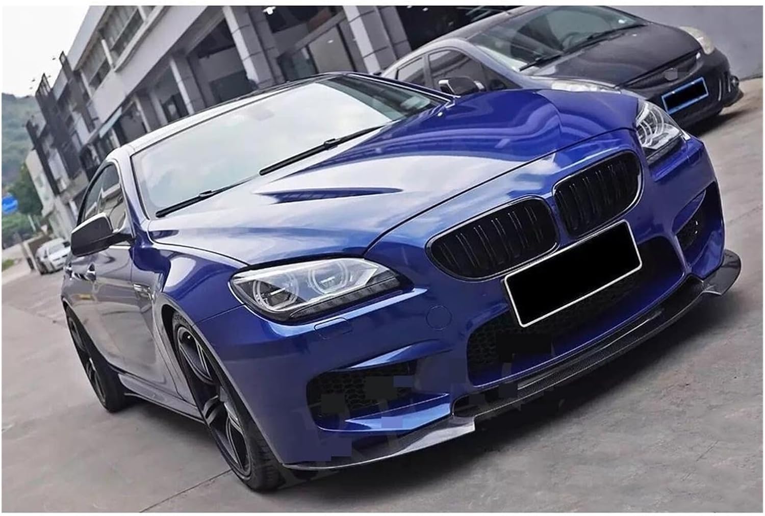 Carbon Fiber Front Lip Spoiler Splitters ，Compatible For BMW 6 Series F06 F12 F13 M6 Standard 2014-2017 Bumper Protector Car Accessories(Carbon Fiber)