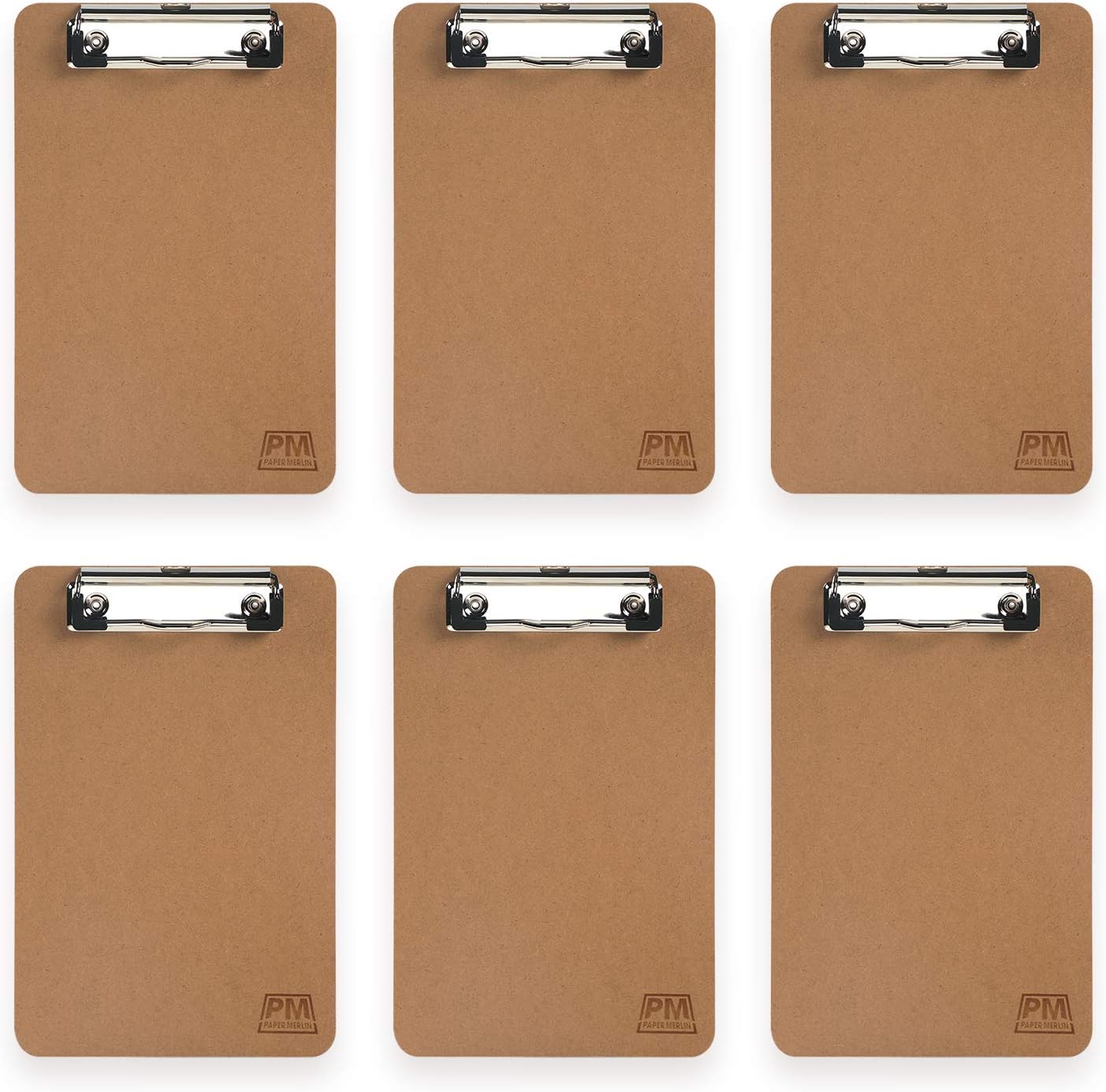 Trade Quest Pen Holder Memo Clipboards 6'' x 9'' (3 Pack