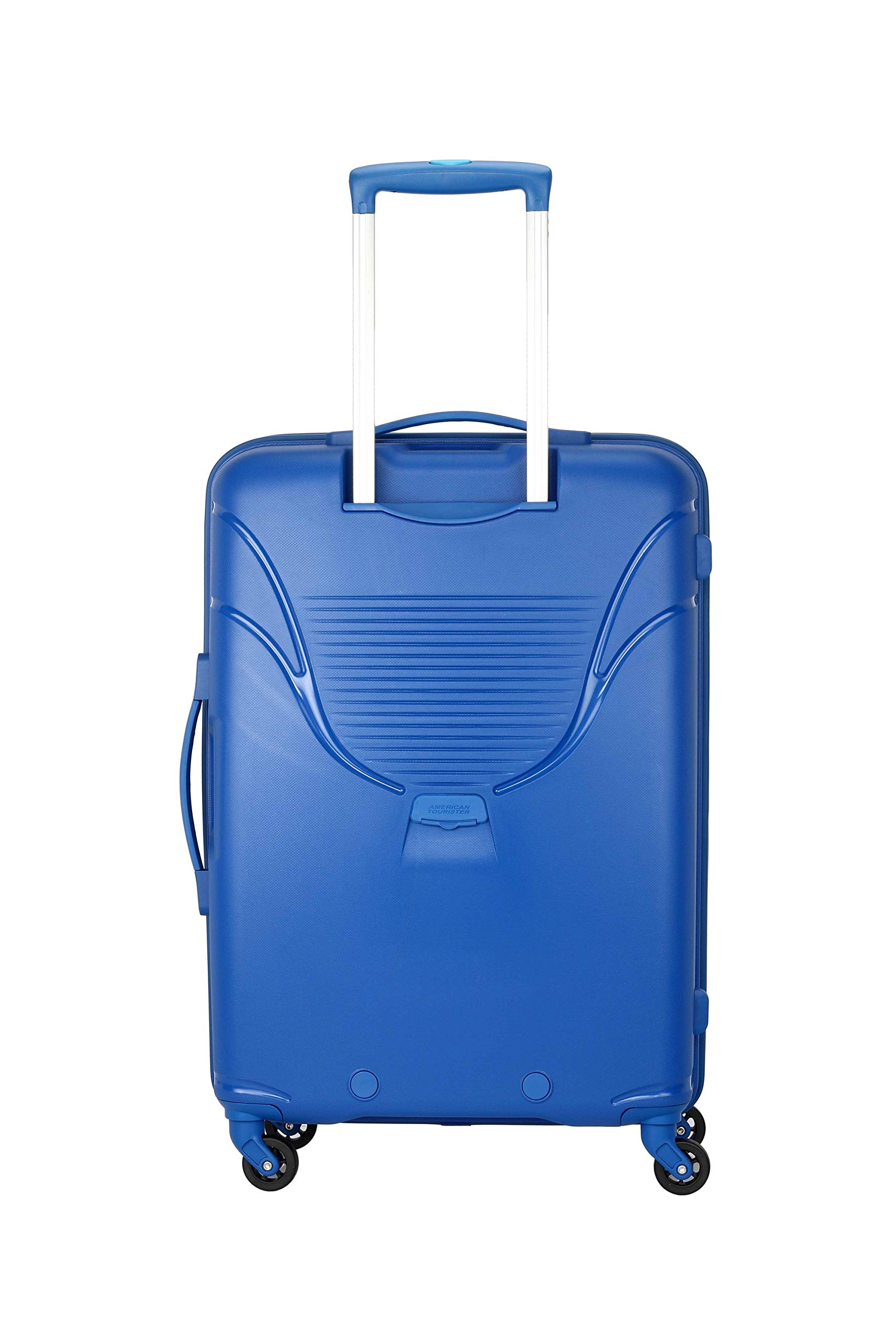American Tourister Ivy PP 68 cms Blue Hardsided Spinner Luggage with Builtin TSA Lock, Highline