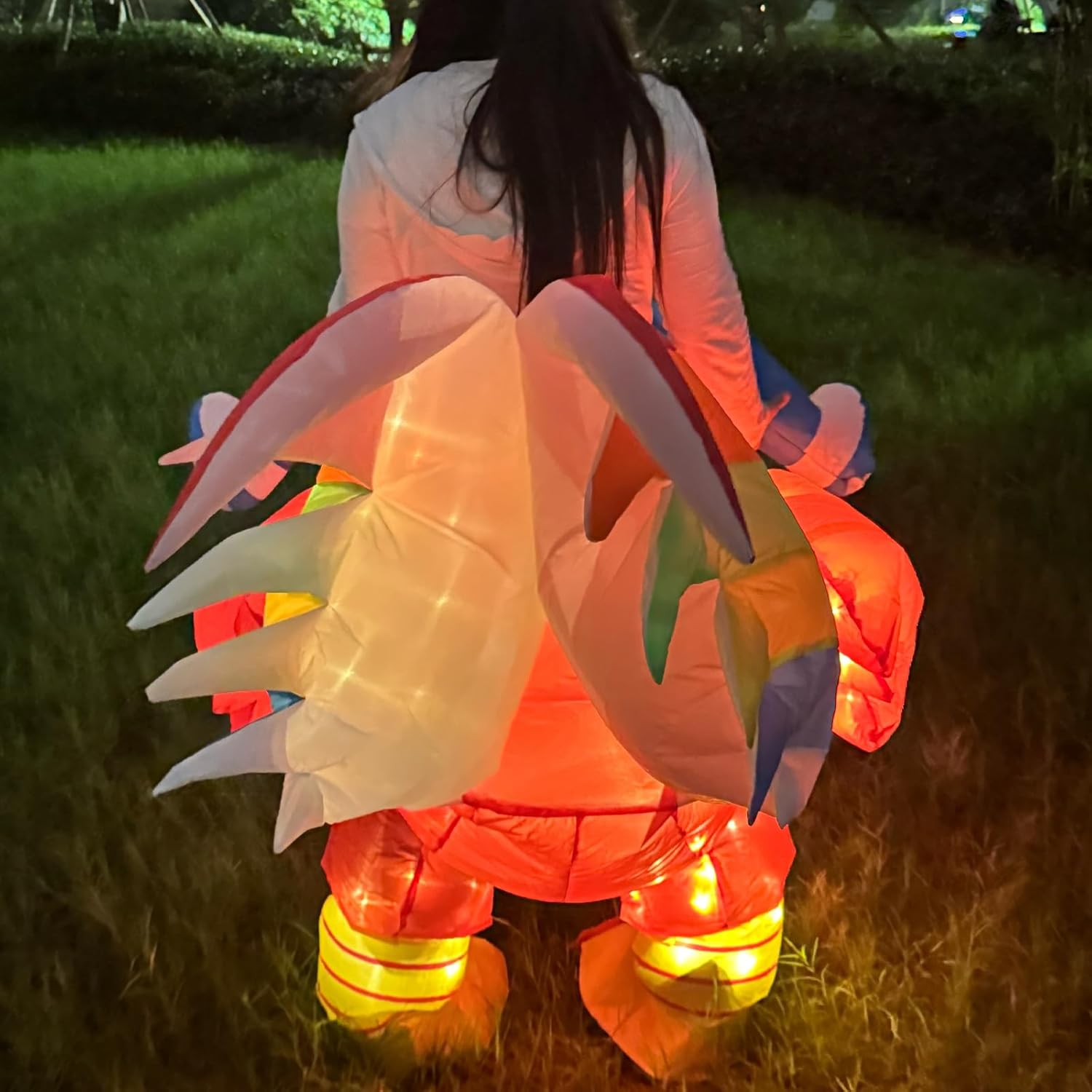 Inflatable Animal Costume Adult Outfit Blow Up Costumes Halloween Party Christmas Family Holiday Dress Up - Image 5