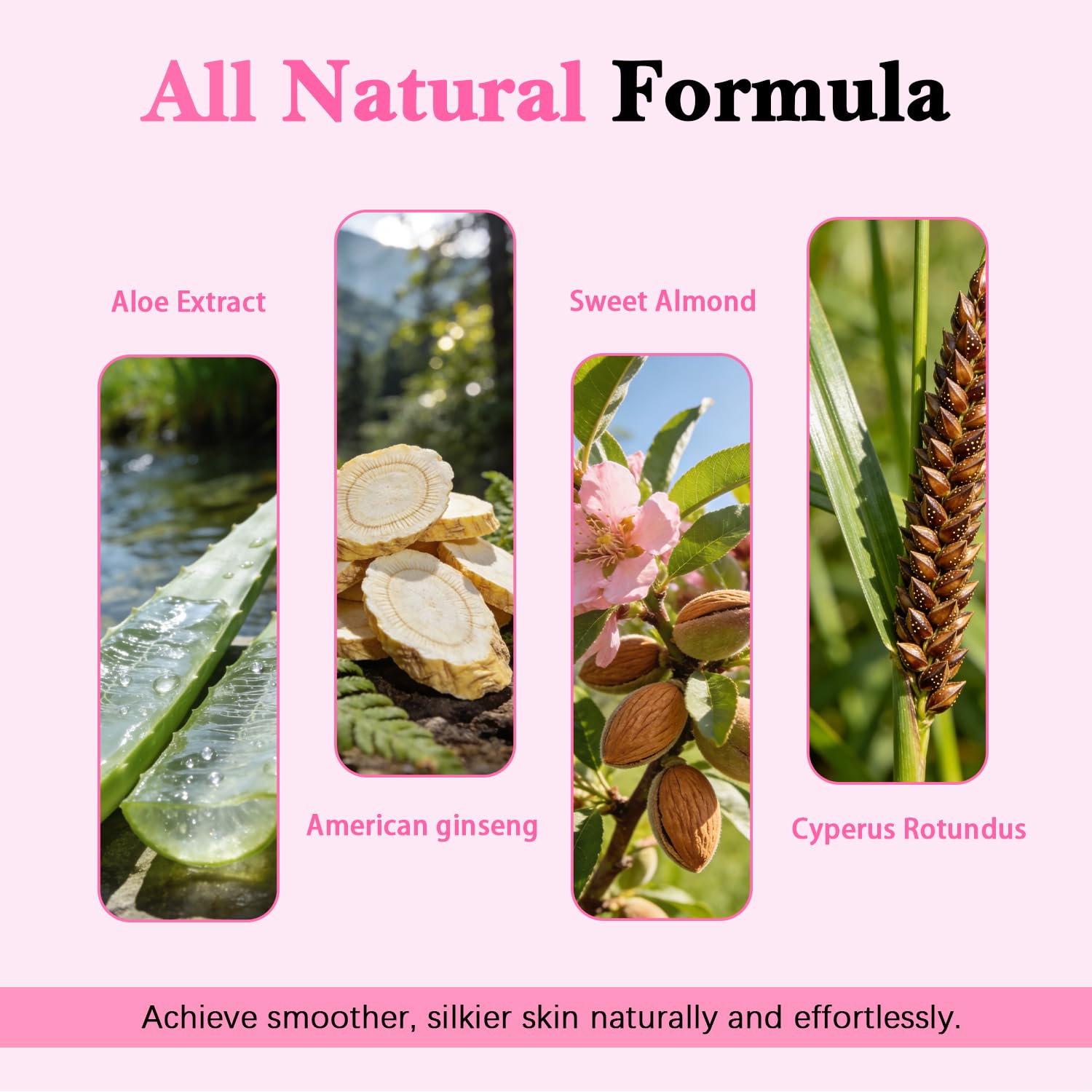 Cyperus Rotundus Oil for Hair Removal, Natural Hair Growth Inhibitor, Slows & Reduces Body Hair Regrowth, Soothes Skin, Organic Formula, Non-Irritating, Effective & Gentle,60ml - Image 6