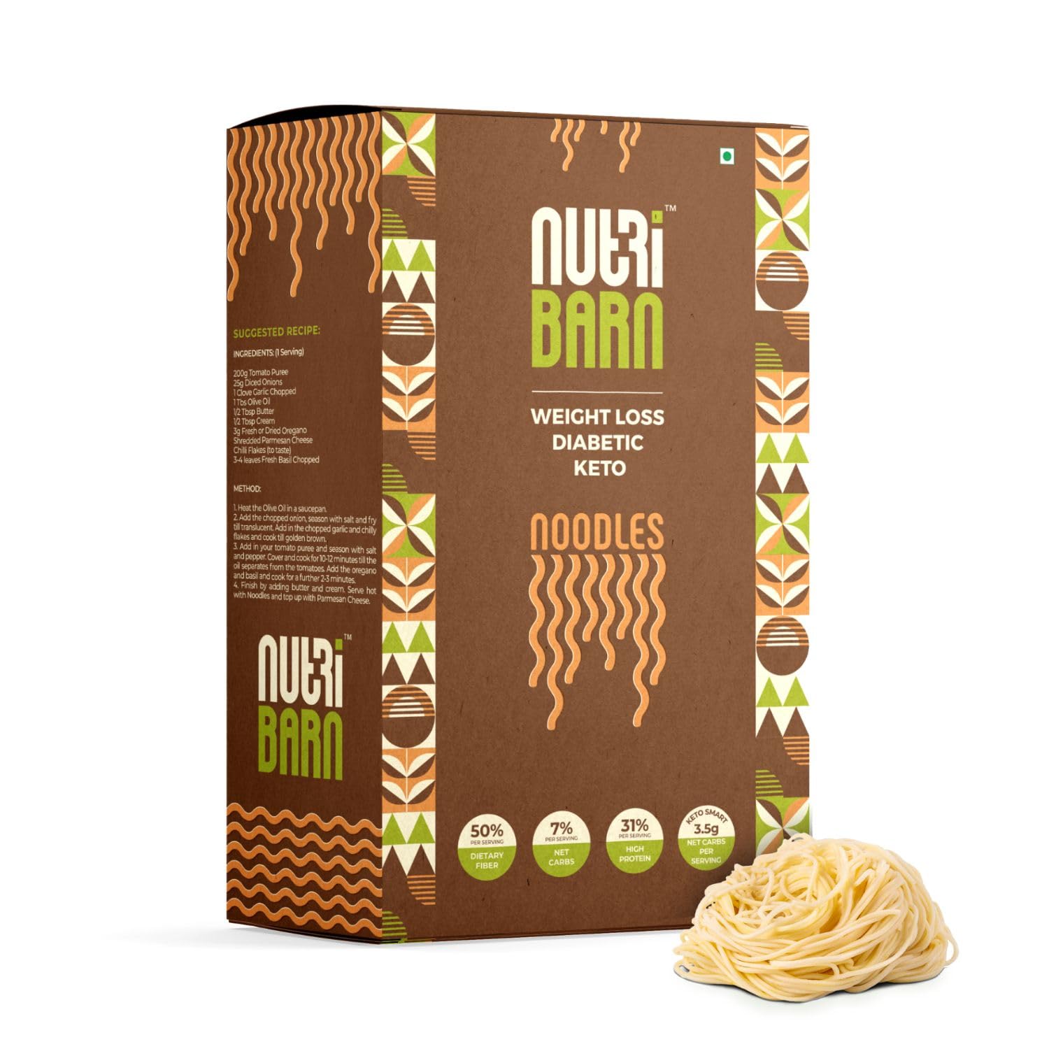 buy now Nutribarn Keto Noodles Spaghetti, 100 Gms, 1 Pack, 3.8g Net buy now Nutribarn Keto Noodles Spaghetti, 100 Gms, 1 Pack, 3.8g Net