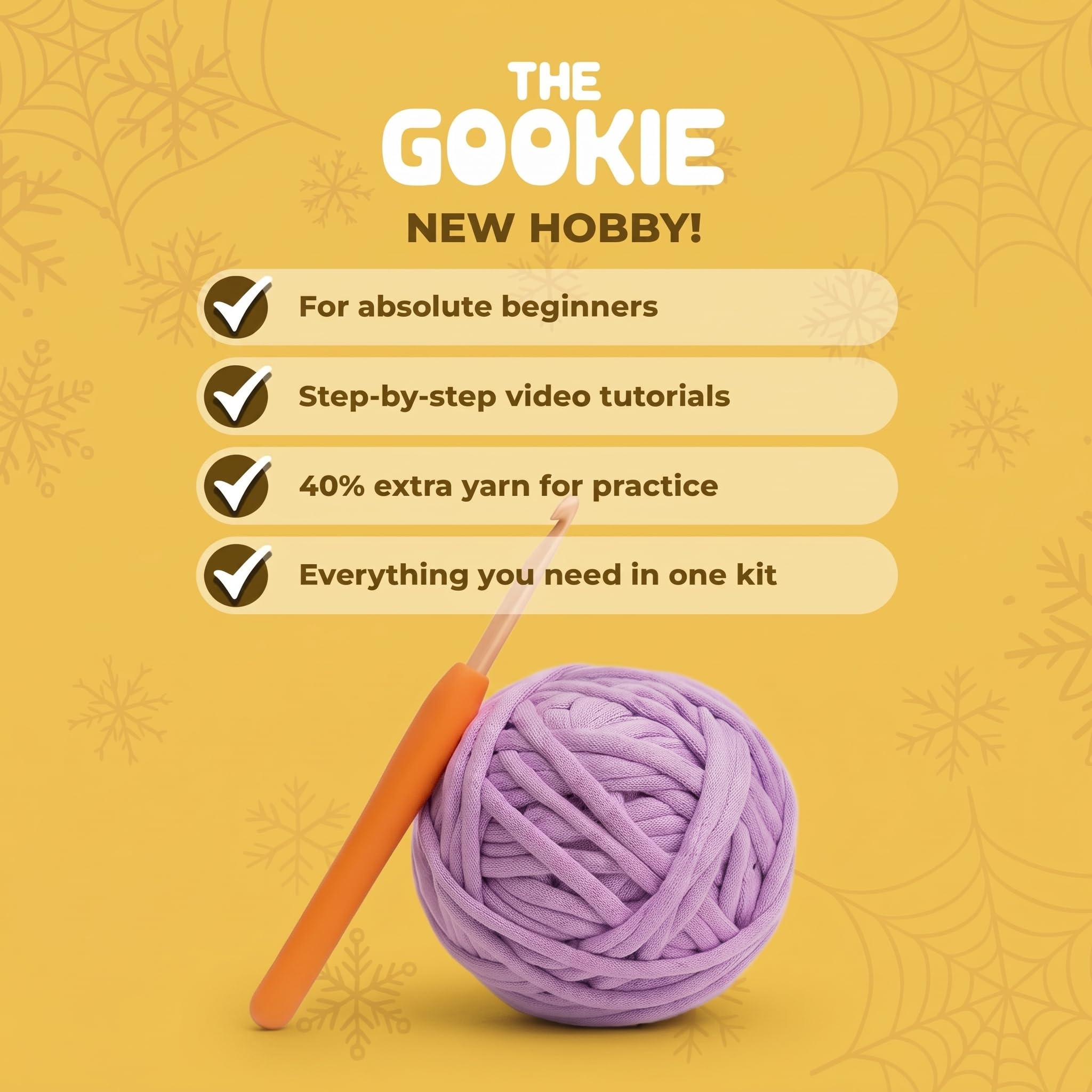 Pumpkin Crochet Kit - Beginner Amigurumi -6