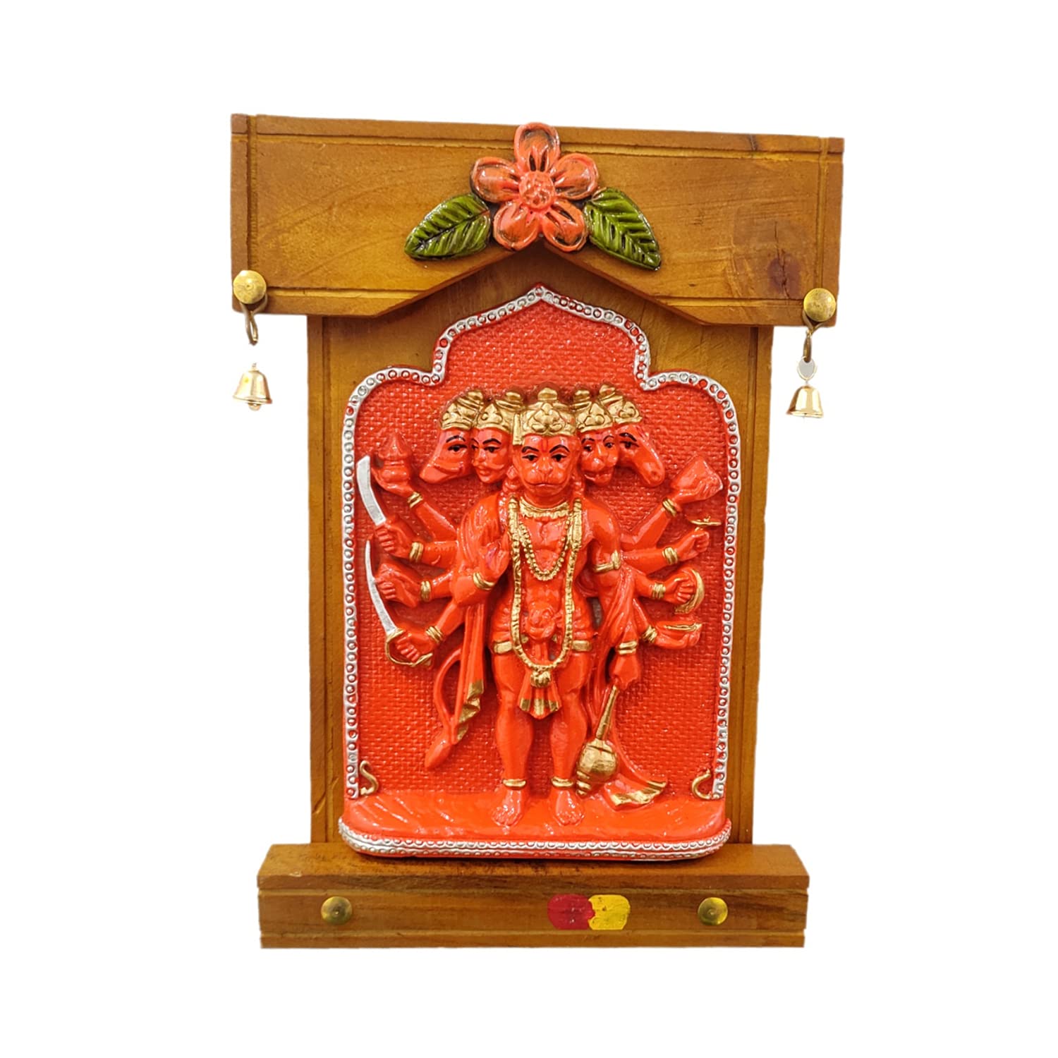 Buy ZariiWalaa Panchmukhi Hanuman Ji with Beautiful Flower
