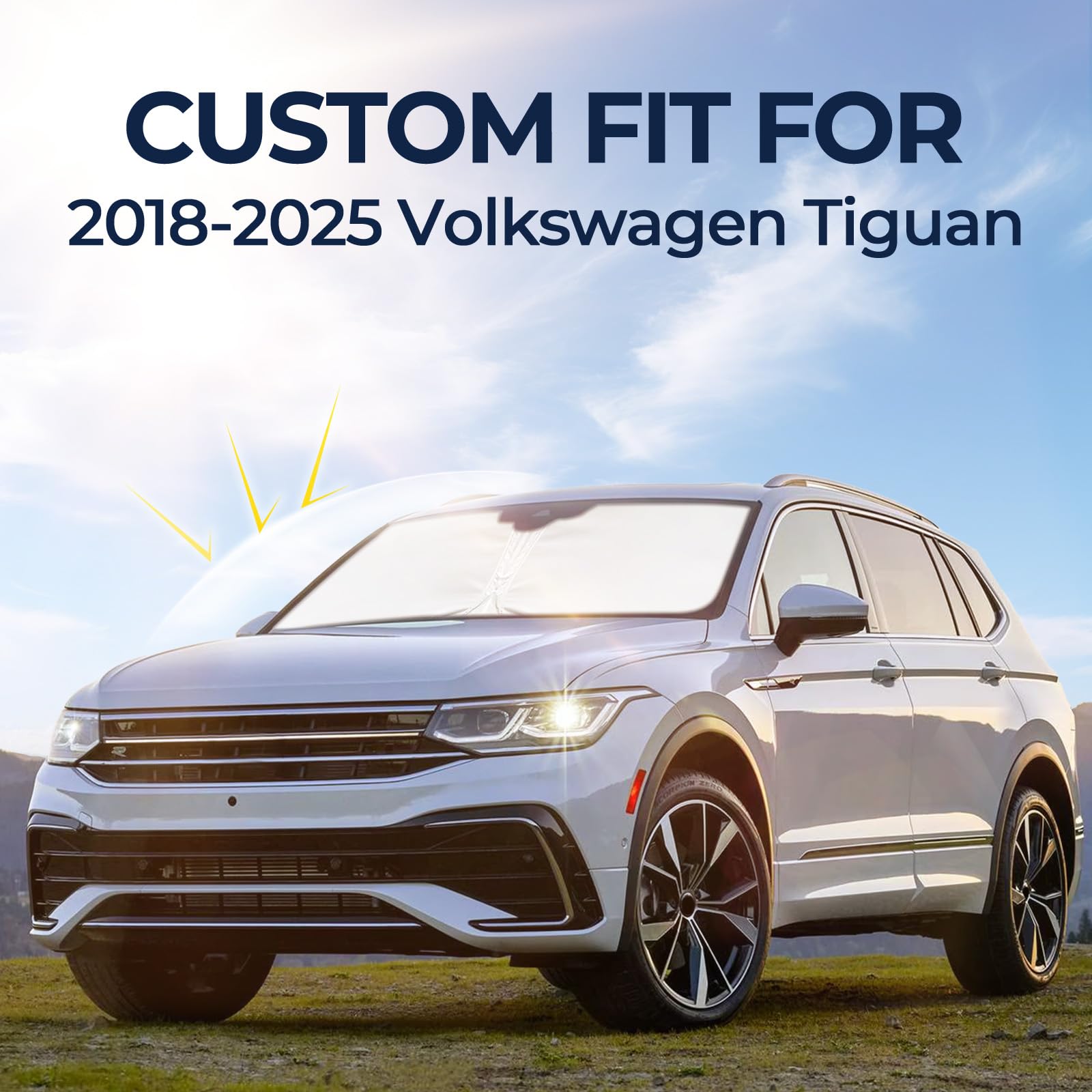 VW Tiguan サンブラインドセット一式 Amazon.com: Sun Shade Sunshade for Volkswagen Tiguan 2018