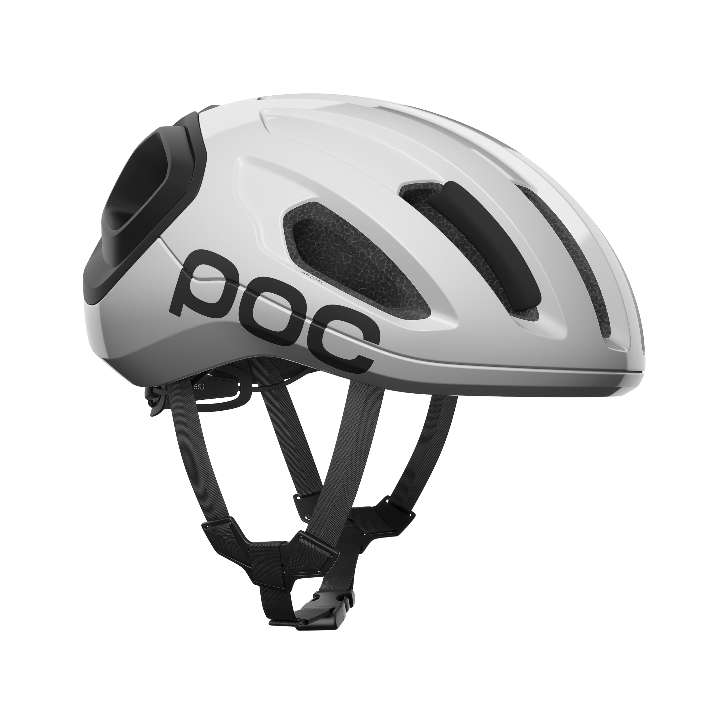 POC Amidal – Aerodynamischer Rennrad Helm mit MIPS Air Node, verstärkten Heckzonen, 360° Fit System und integrierter Knog-Licht-Kompatibilität für maximale Sicherheit und Sichtbarkeit