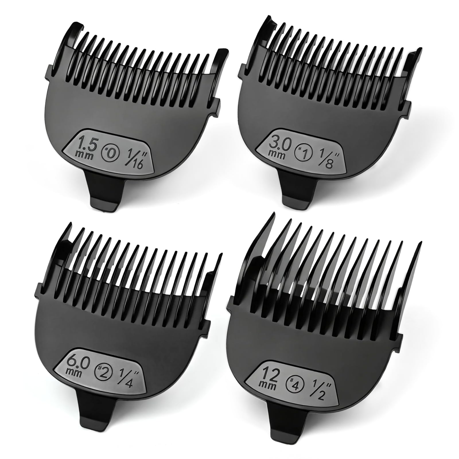 4-Piece Guide Combs Compatible with Remington Shortcut HC4240/4250/4300