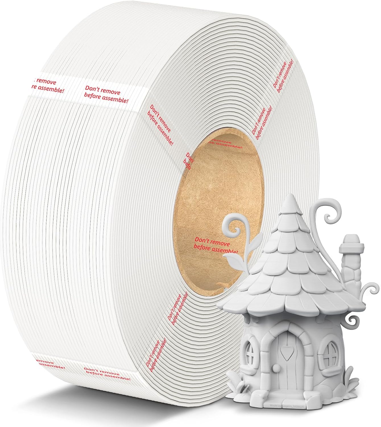 PLA Refill Bundle, ANYCUBIC PLA 3D Printer Filament White 2KG + ANYCUBIC PLA Filament Refill 1.75mm White 1KG