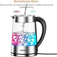 Vista 9 de FlexWill Hervidor eléctrico de 18 litros control de temperatura de 24 horas caldera de agua caliente hervidor de té con filtro de acero inoxidable