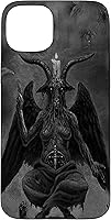 Vista 9 de Funda Satanic Goat Baphomet Occult Pagan Black Magic Goth Lucifer para iPhone 16