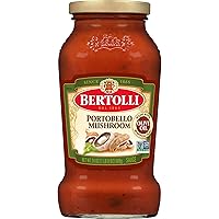 Vista 10 de Bertolli Portobello Salsa de champiñones, salsa para pasta hecha con tomates maduros de vid, cebolla, ajo y aceite de oliva (paquete de 6)