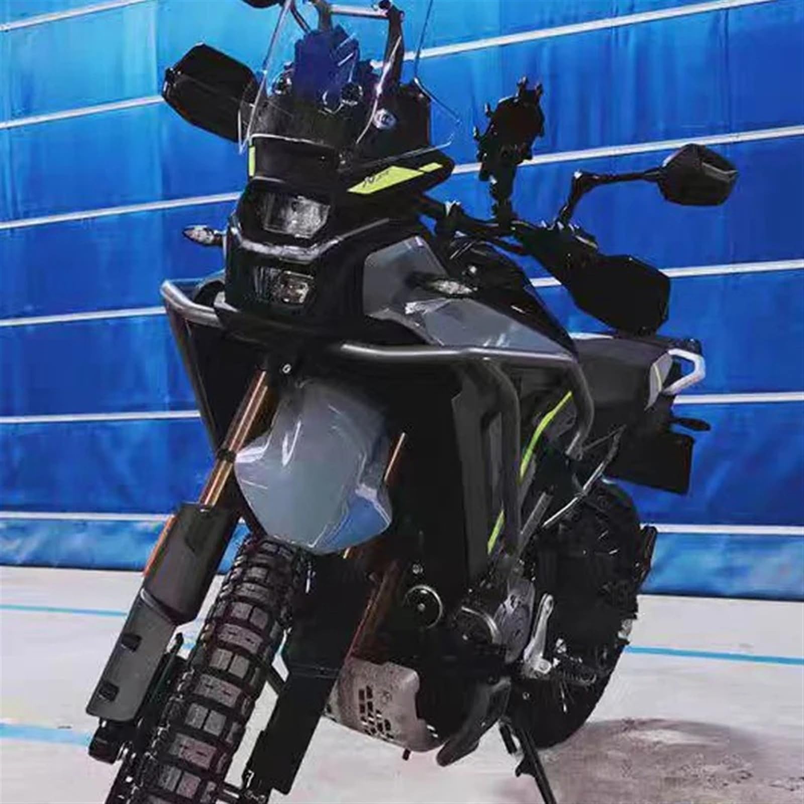 Protezione motore moto Per CF-MOTO Per 450MT Per CFMOTO Per 450 MT Per 450-MT Protezione Telaio Moto Paraurti Protezione Motore Barra Protezione Autostradale Protezione paraurti moto(Black-1 Set)
