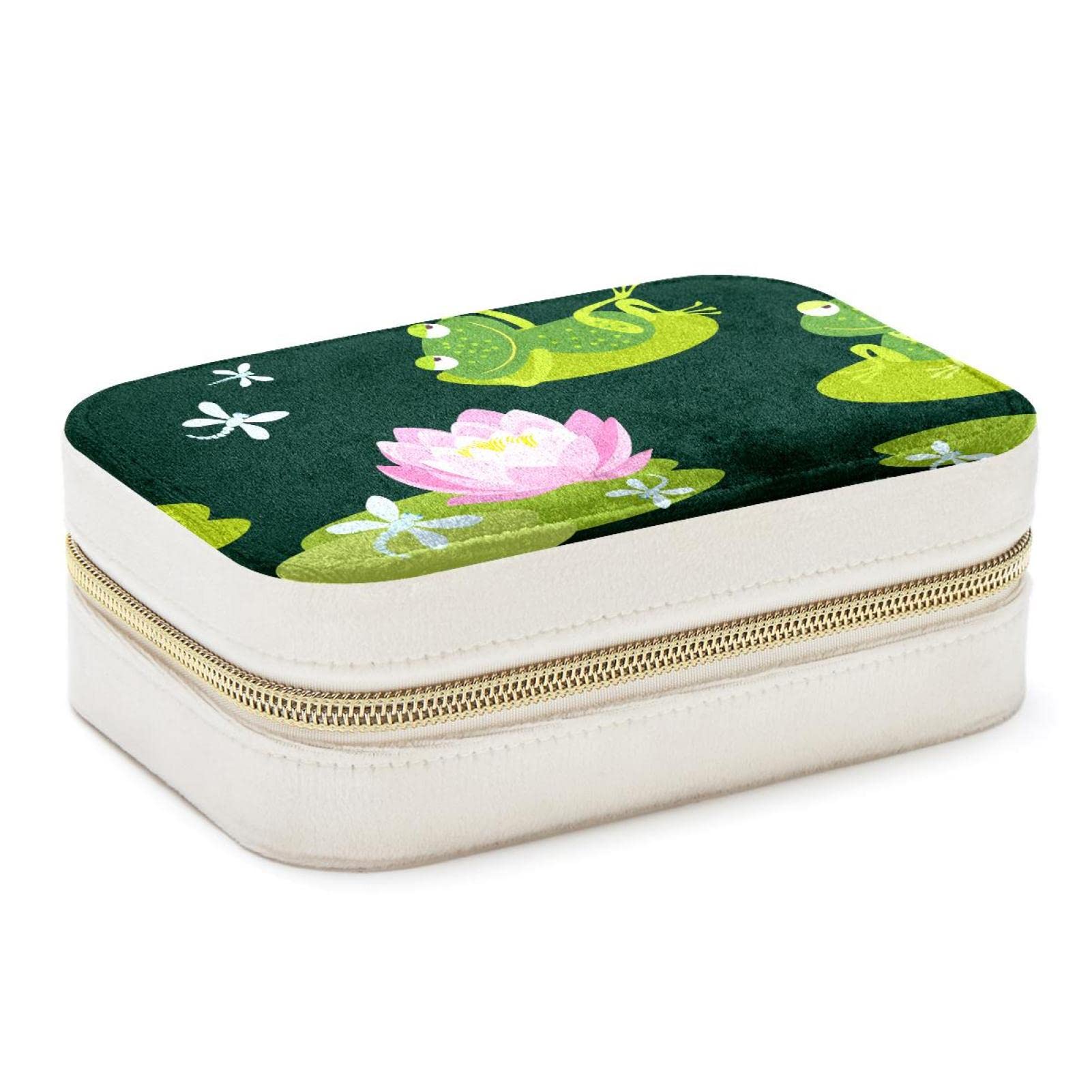 Boîte à bijoux fille et femme motif grenouille, une idée cadeau idéale
