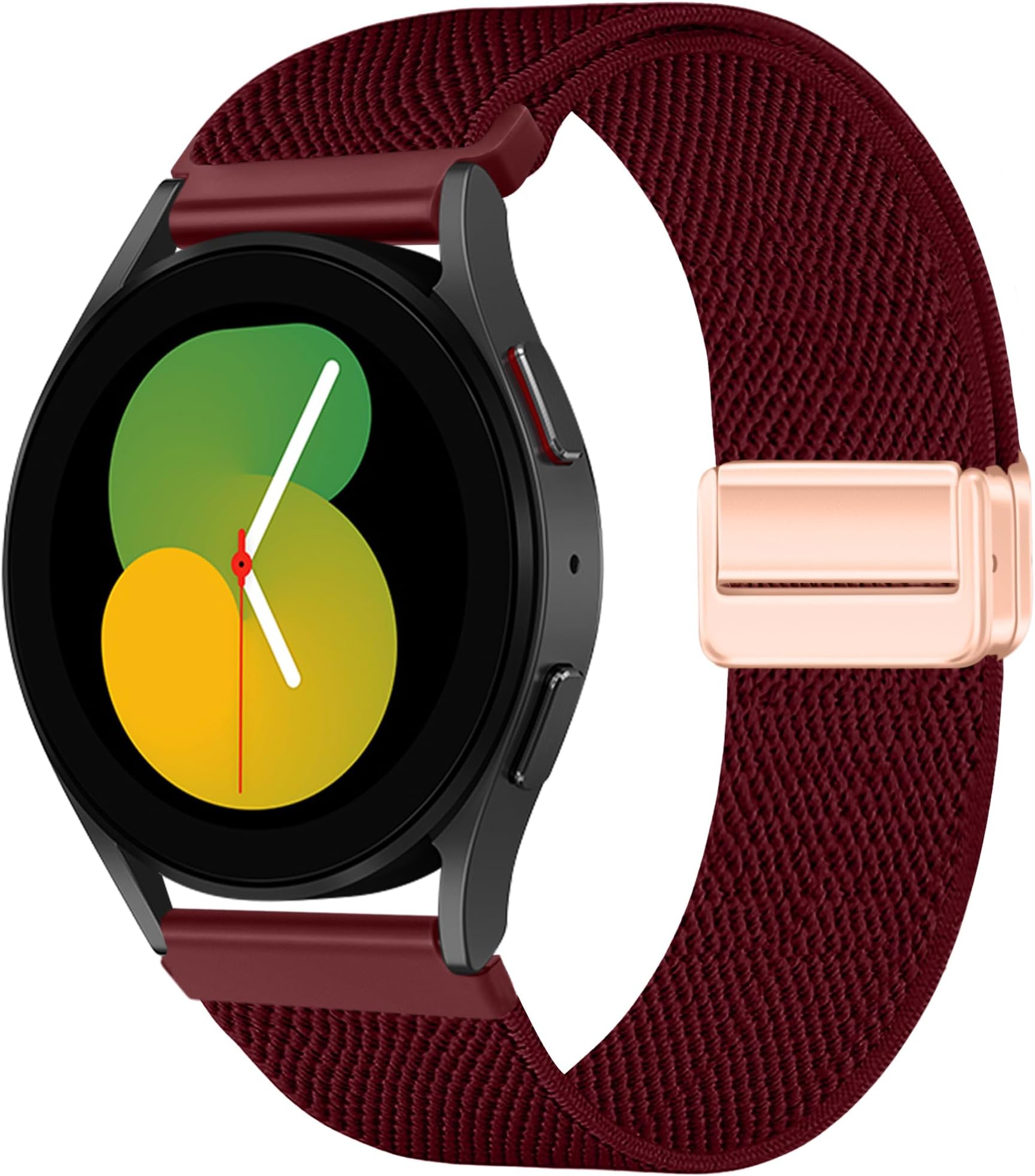 XMUXI Nylon Magnetic Strap Compatible with Galaxy Watch 7 6 5 4 40mm 44mm Watch 5 Pro 45mm Watch 4 Classic 46mm 42mm Watch 6 classic band 43mm 47mm, Gts 2/Venu 2 Plus bands 20mm