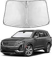 Vista 287 de EcoNour Parasol para parabrisas de camiones con bolsillo de almacenamiento Parasol reflectante de material 240T para protección contra rayos UV
