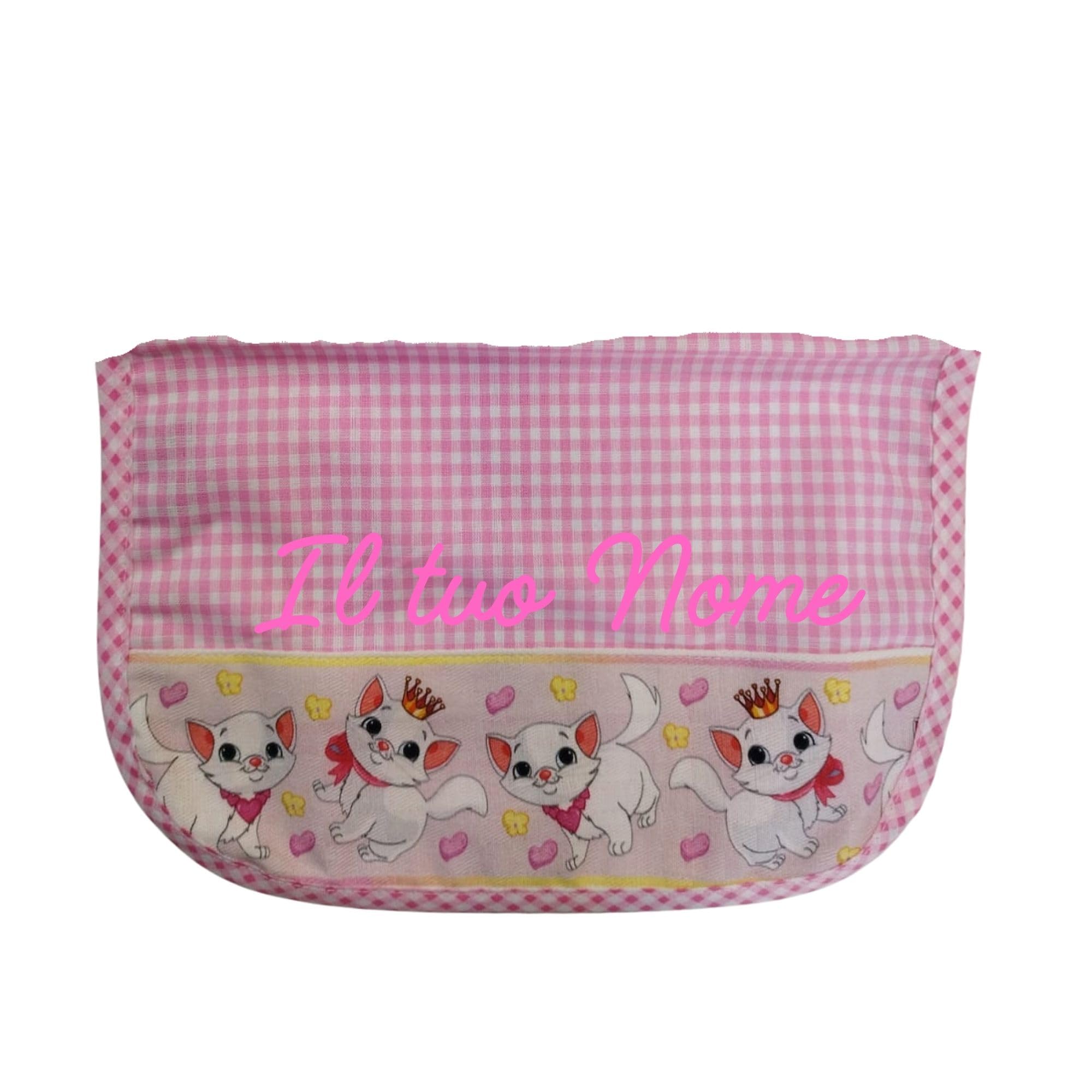 Set Colazione Asilo 3 Pezzi In Cotone - Personalizzabile Con Nome - Foto 5