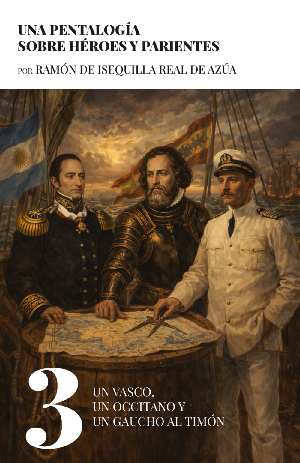 Un vasco, un occitano y un gaucho al timón (Una pentalogía sobre héroes y parientes)